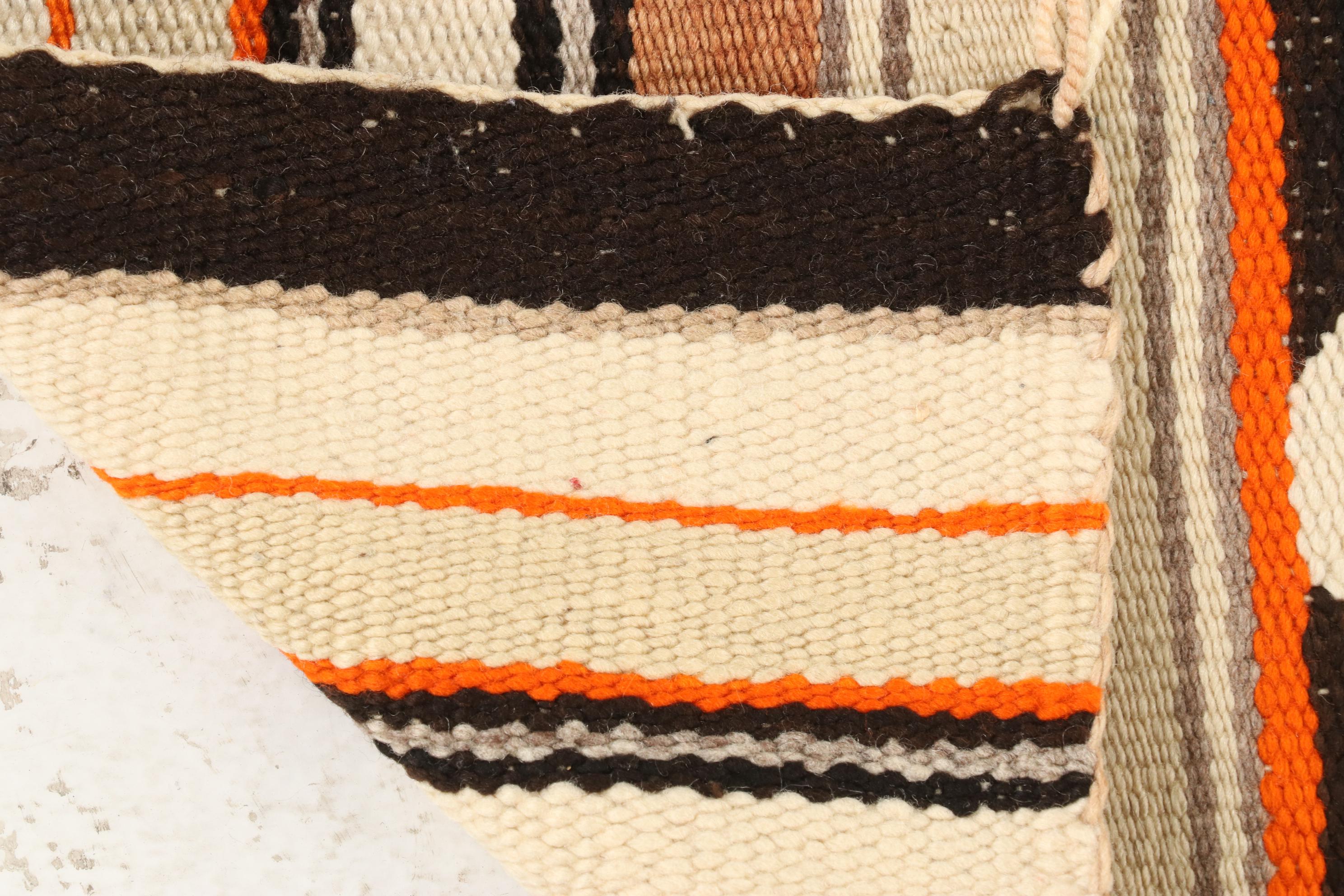 2'2 x 3'10 Handwoven Navajo Chinle Style Saddle Blanket