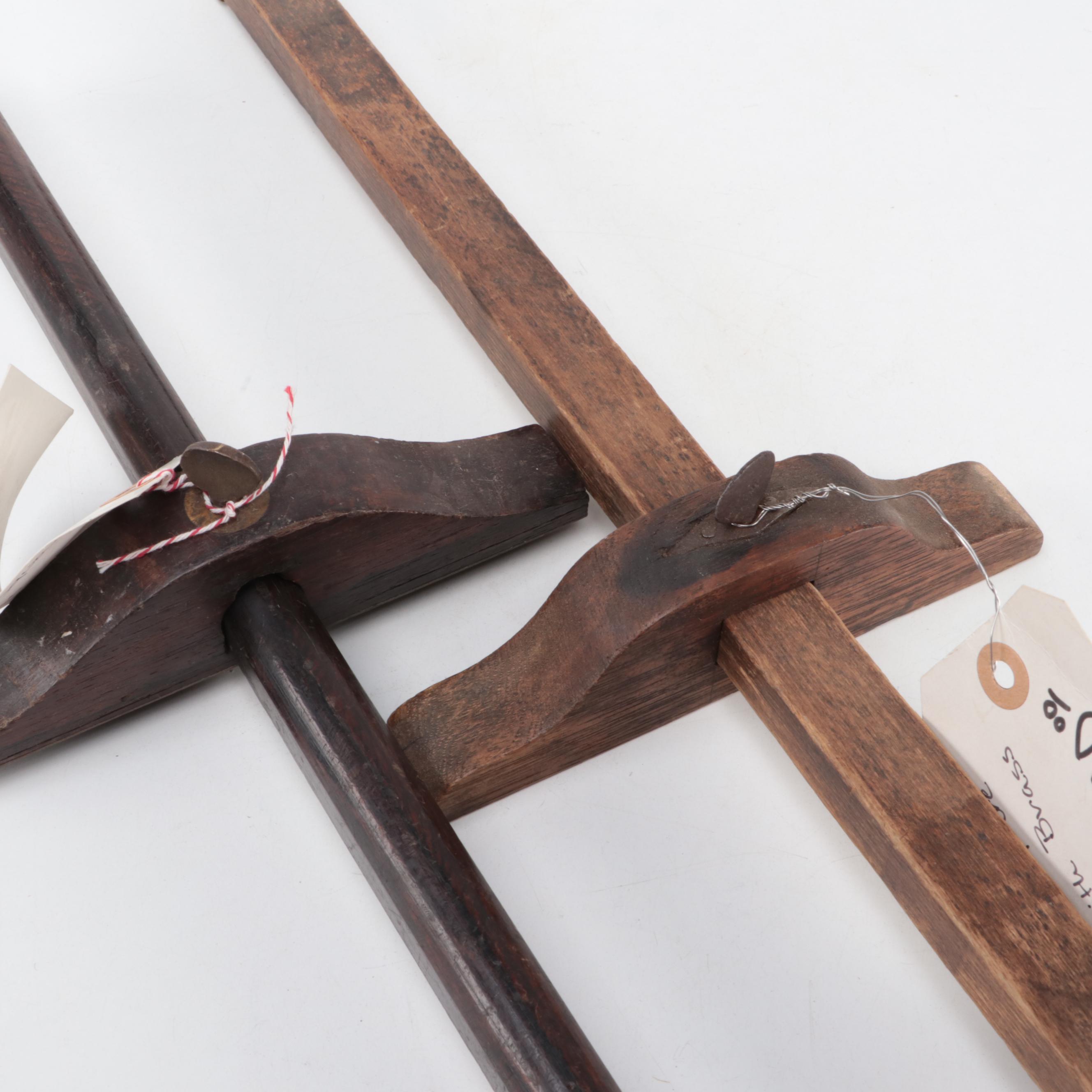 Antique Wood Scribe Tools with Block Plane