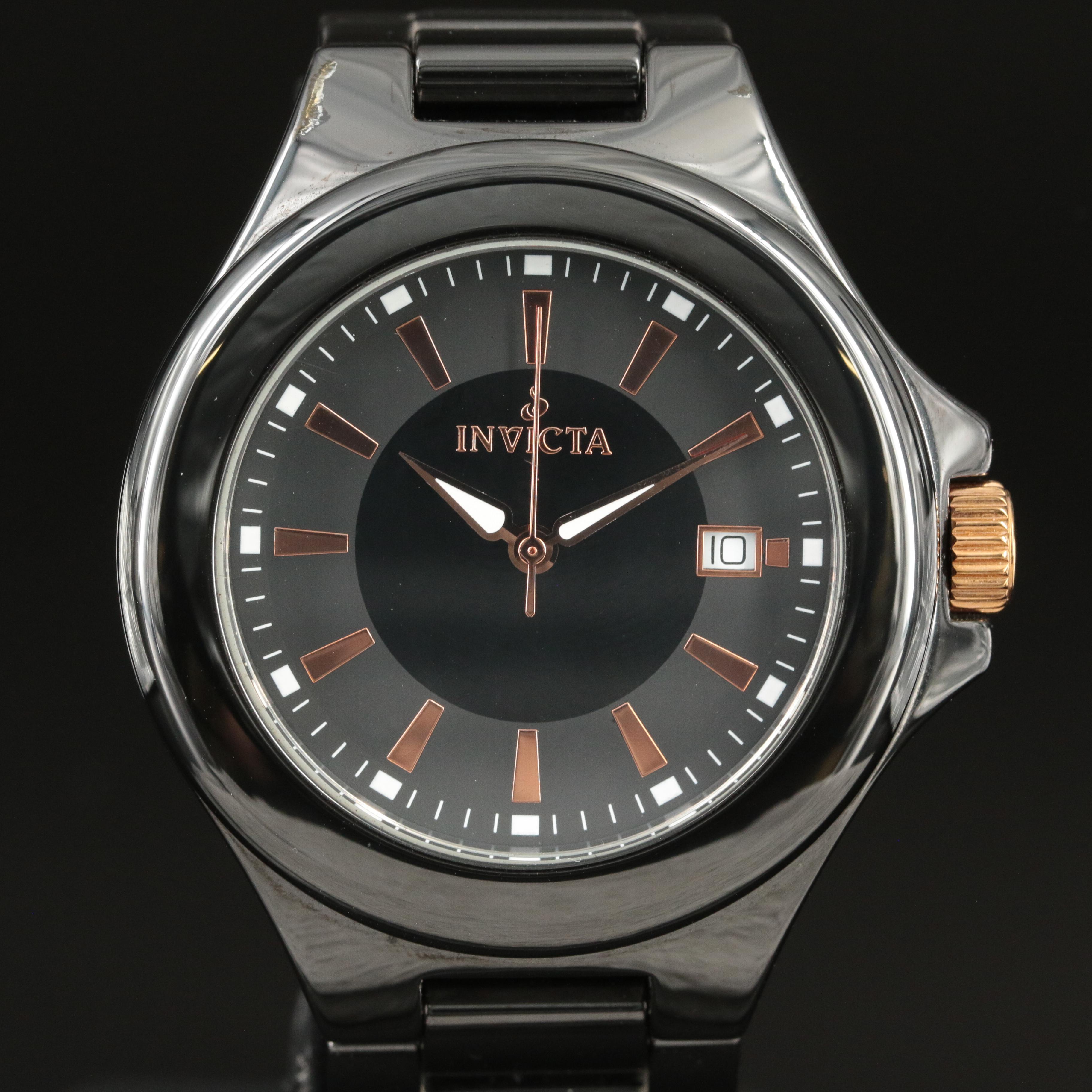 Invicta Ceramic Swiss Quartz Watch
