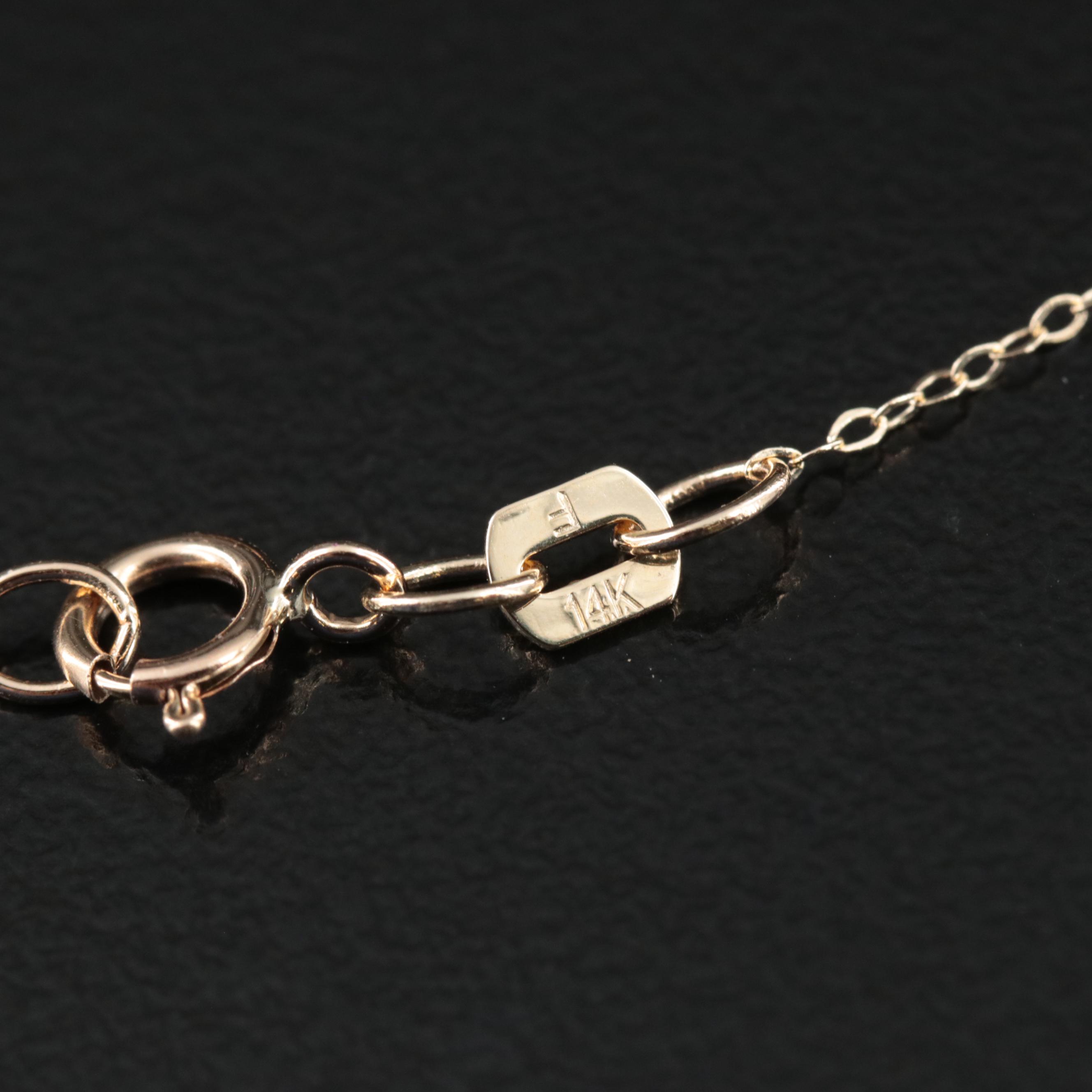 14K Cross Pendant Necklace