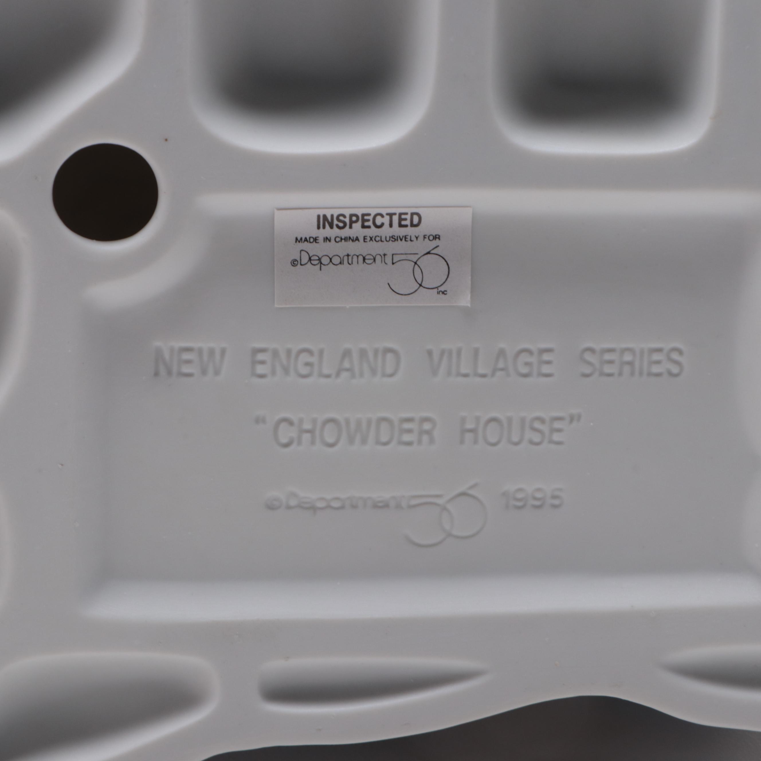 Department 56 "New England Village" Series Porcelain Christmas Village Buildings