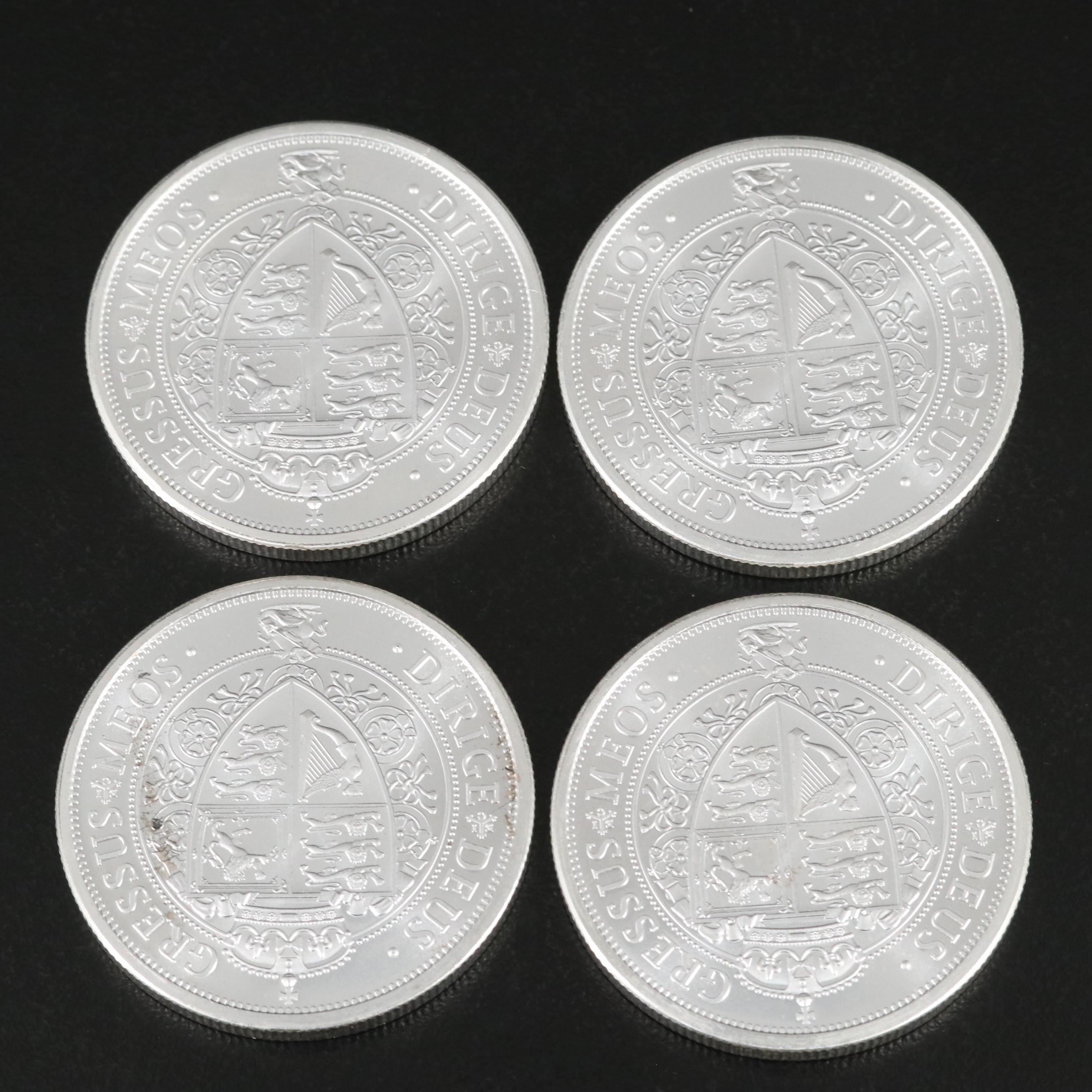 Four 2022 St. Helena 1.25-Oz. Fine Silver Coins