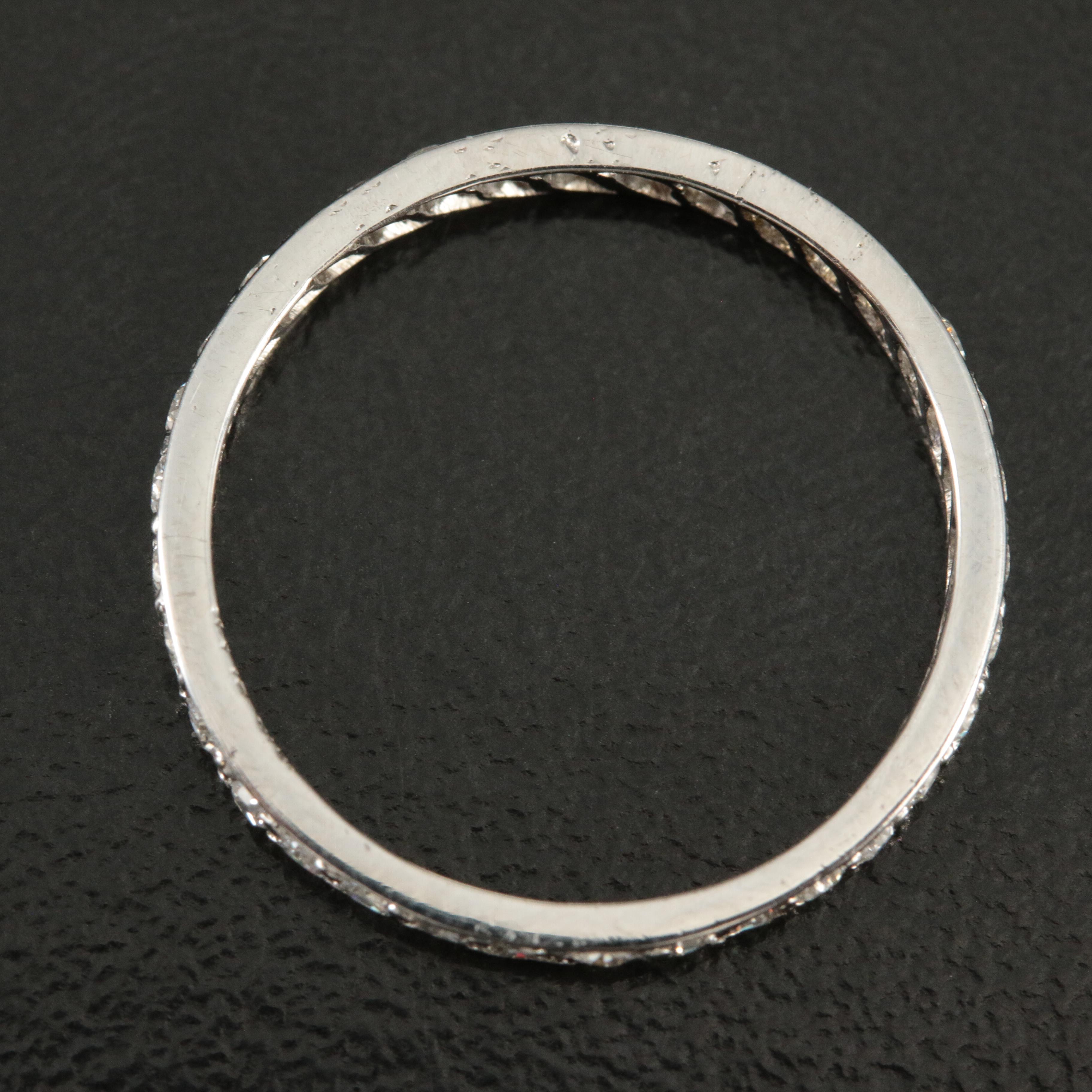 Tiffany & Co. Platinum 0.51 CTW Diamond Eternity Band