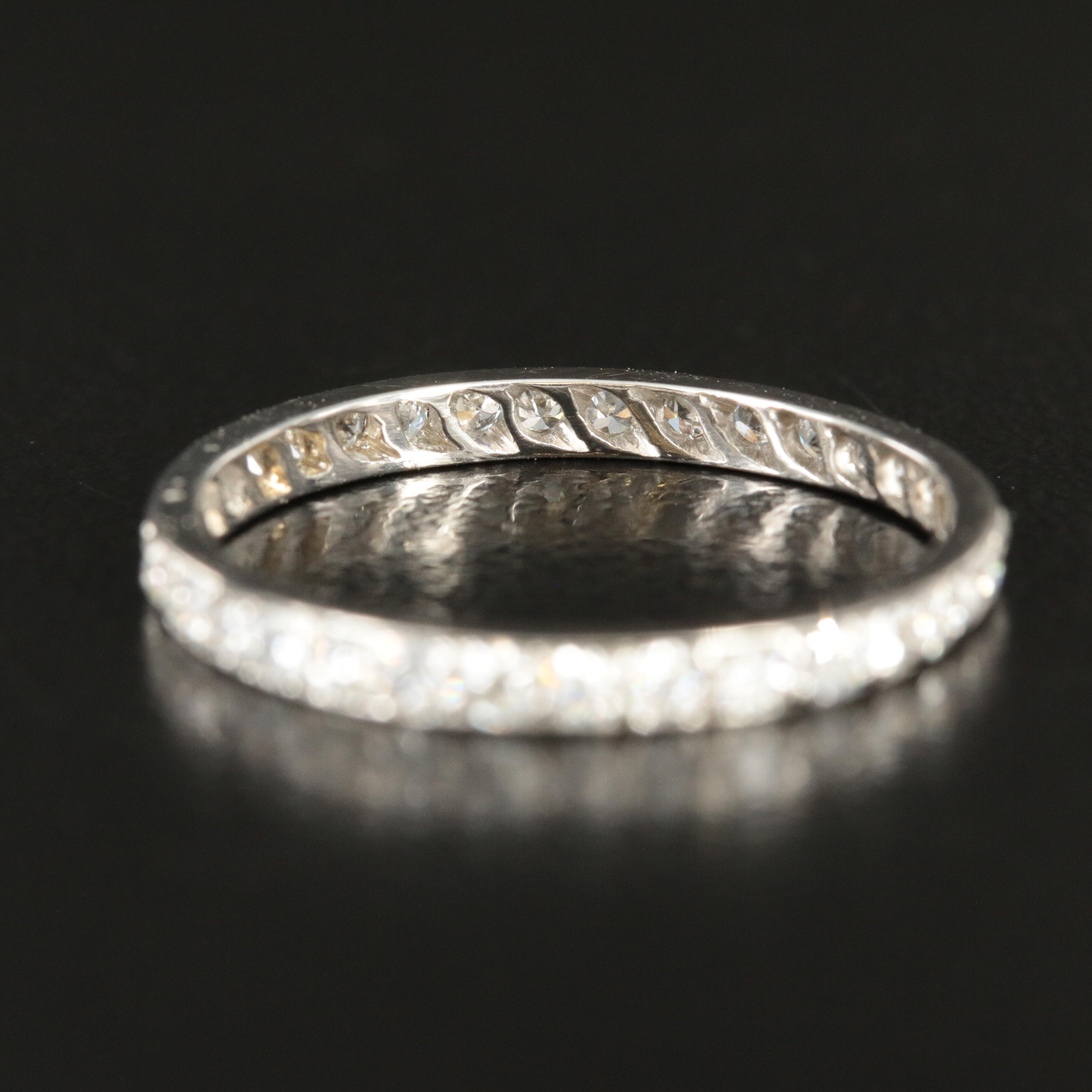 Tiffany & Co. Platinum 0.51 CTW Diamond Eternity Band