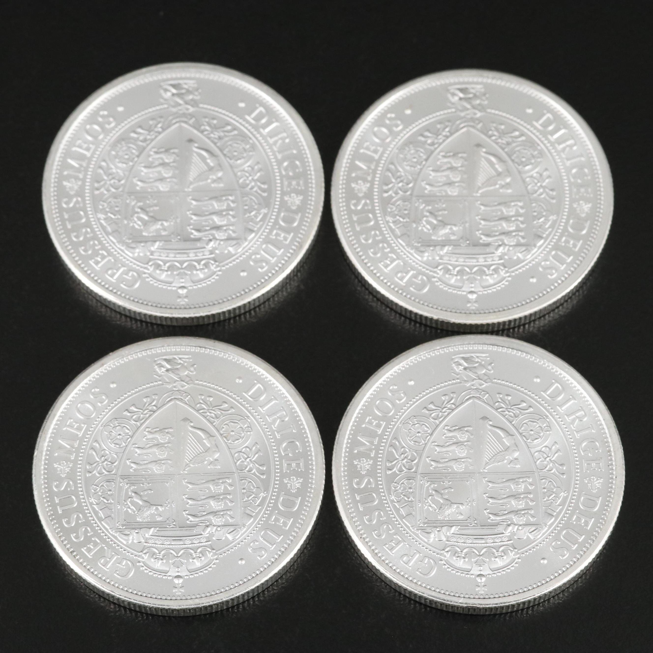 Four 2022 St. Helena 1.25-Oz. Fine Silver Coins