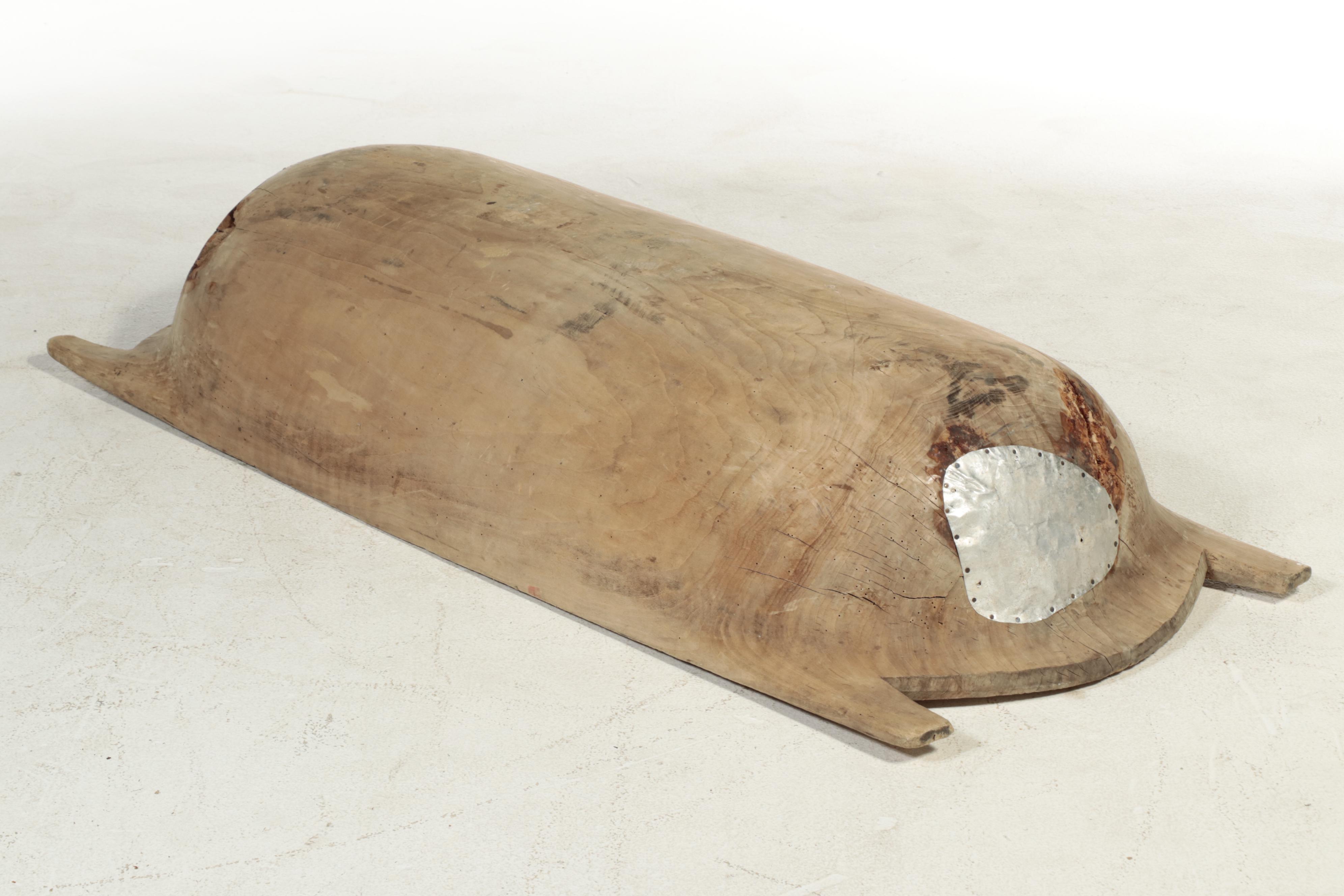 European Wooden Dough Trough, 19th Century