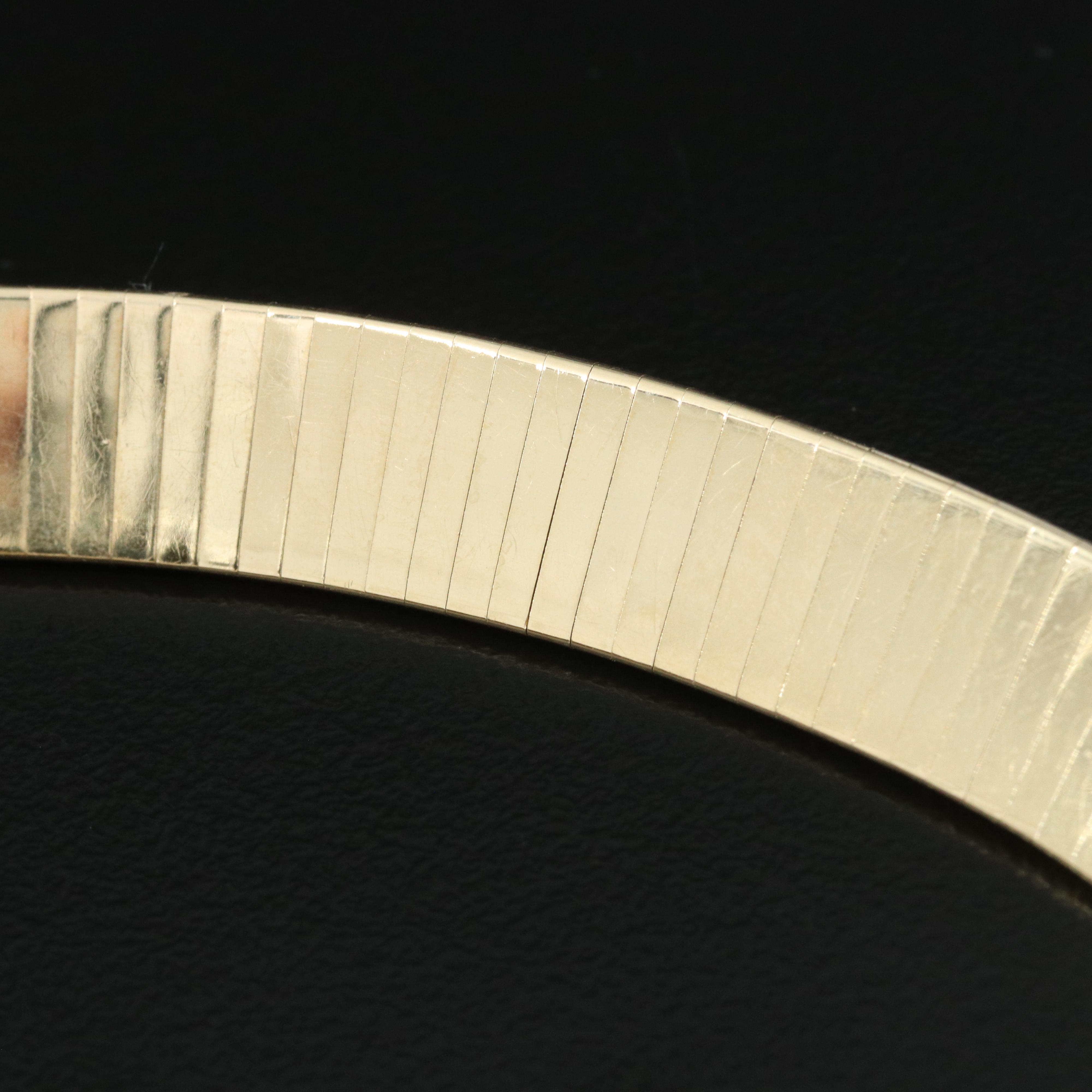 Italian 14K Omega Chain