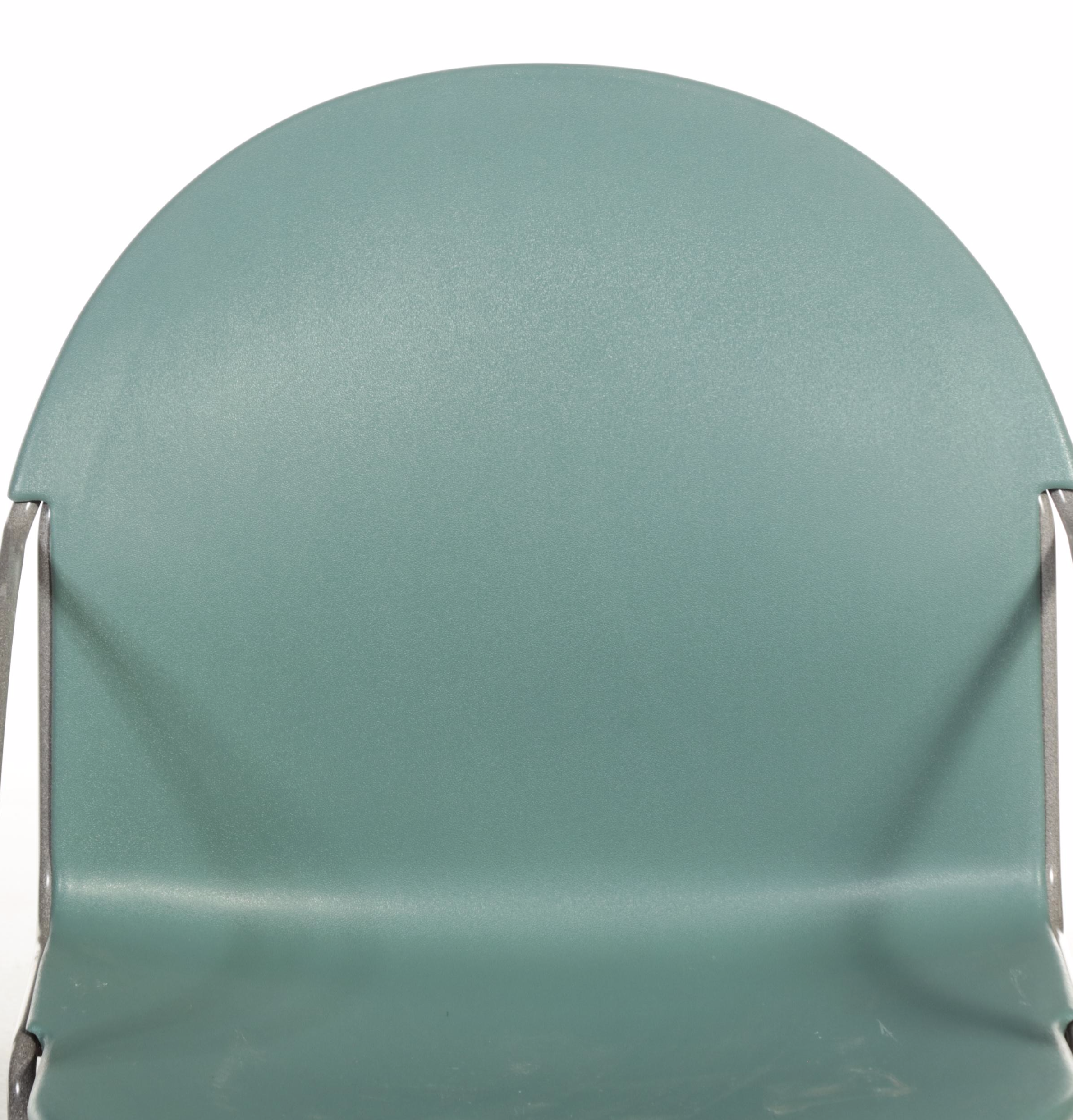 Five Steelcase "Parade" Post Modernist Stacking Chairs, Late 20th Century