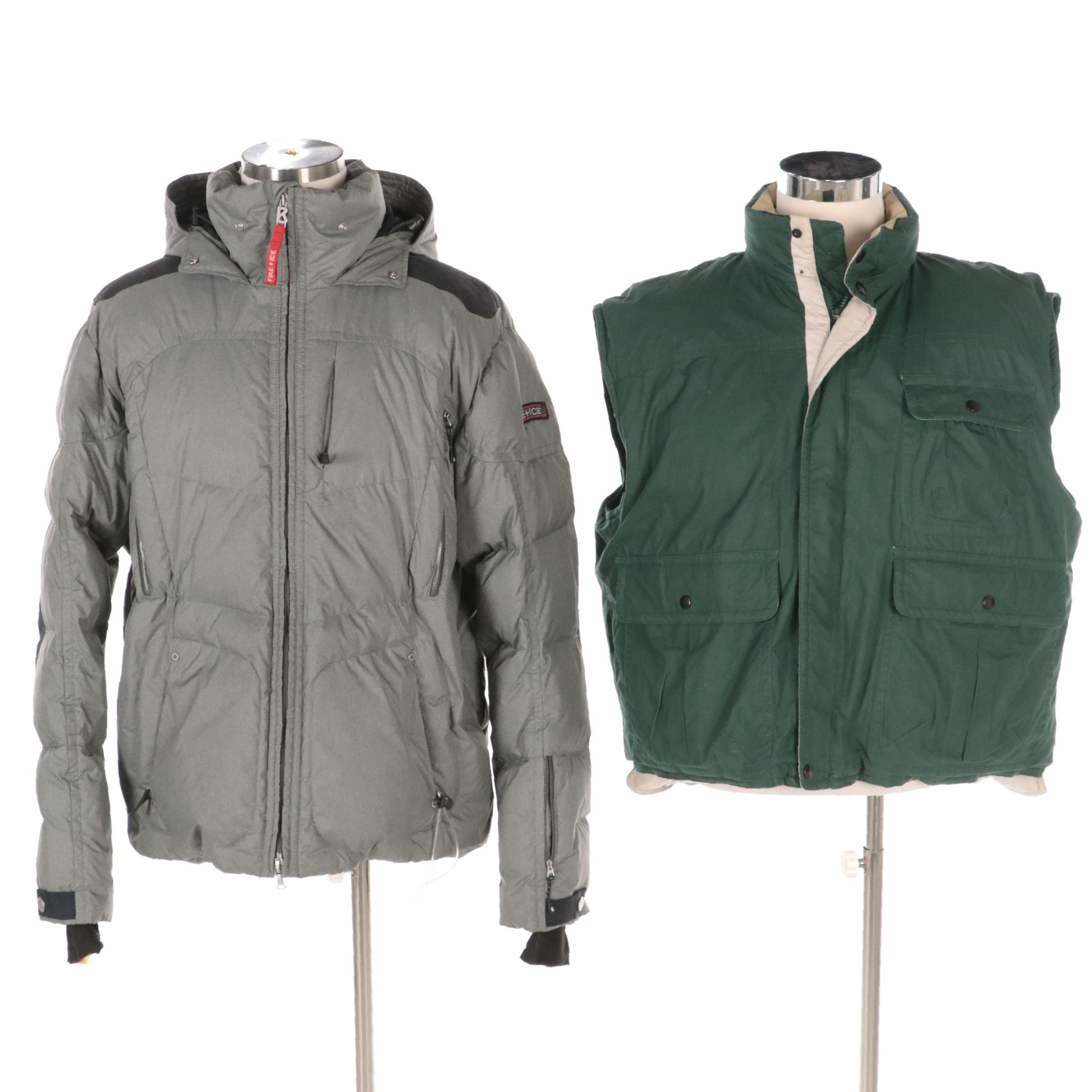 Men's Bogner Fire+Ice and Downlite International Quilted Down Hooded