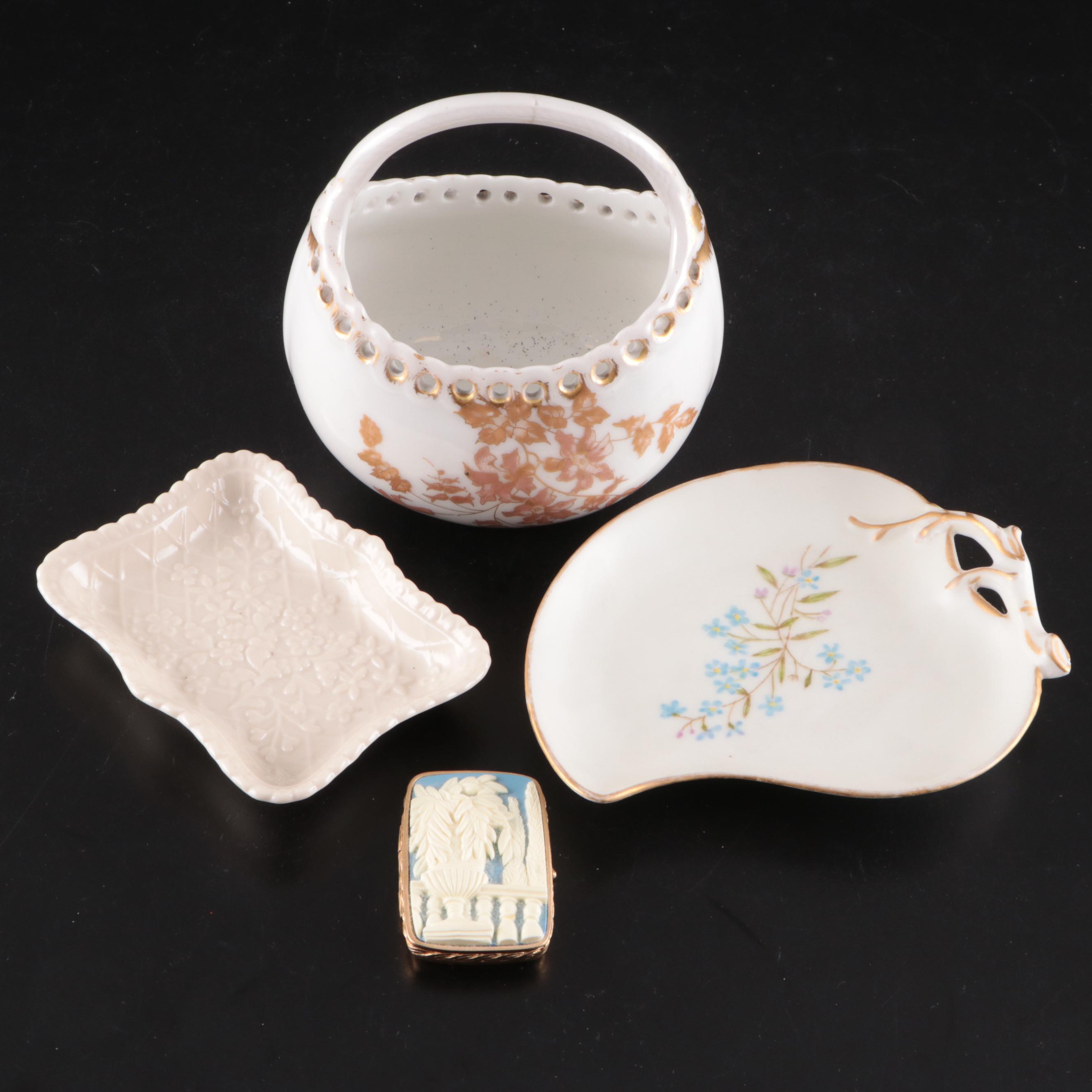 Lenox "Wedding Promises" Bone China Dish and Other Porcelain Decor