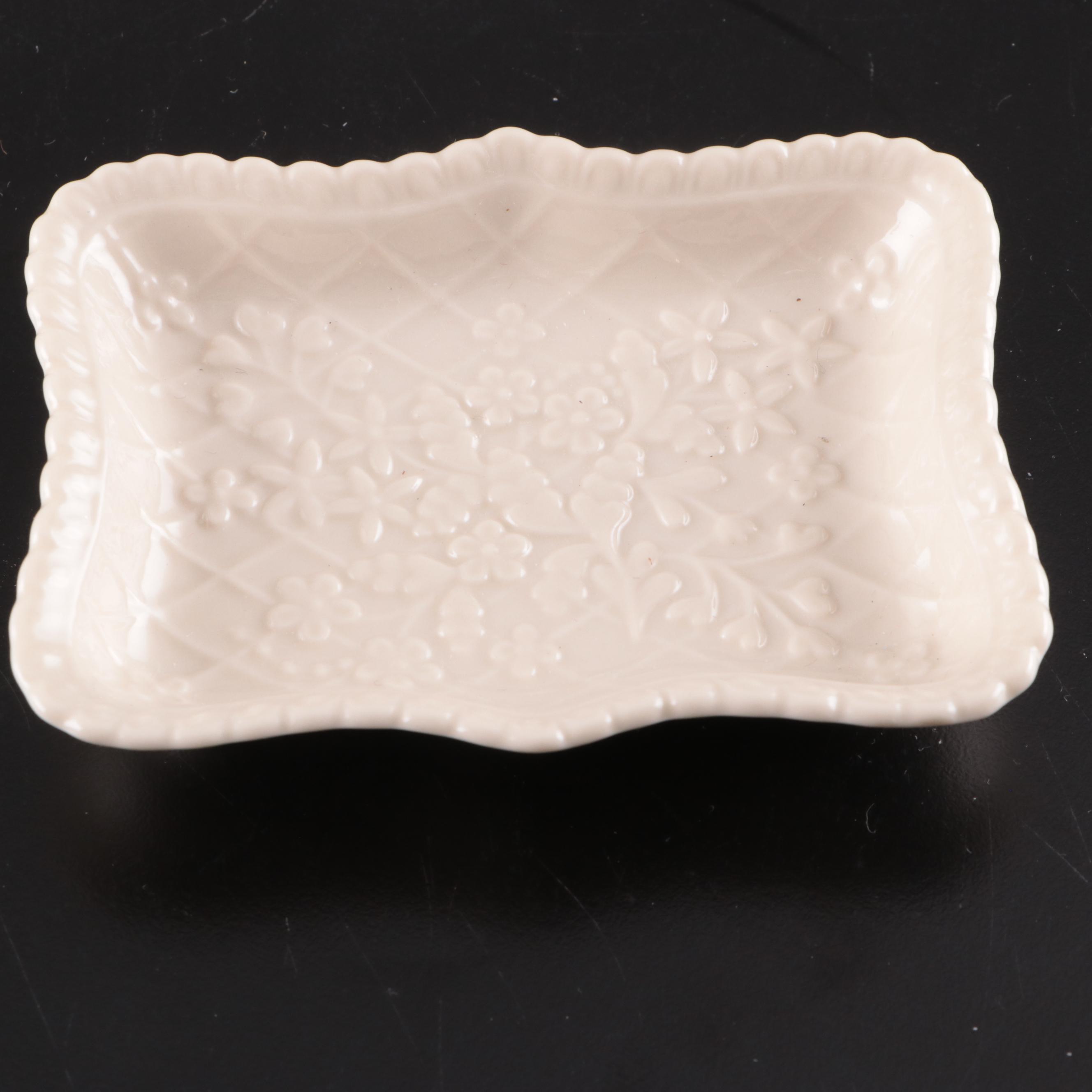 Lenox "Wedding Promises" Bone China Dish and Other Porcelain Decor