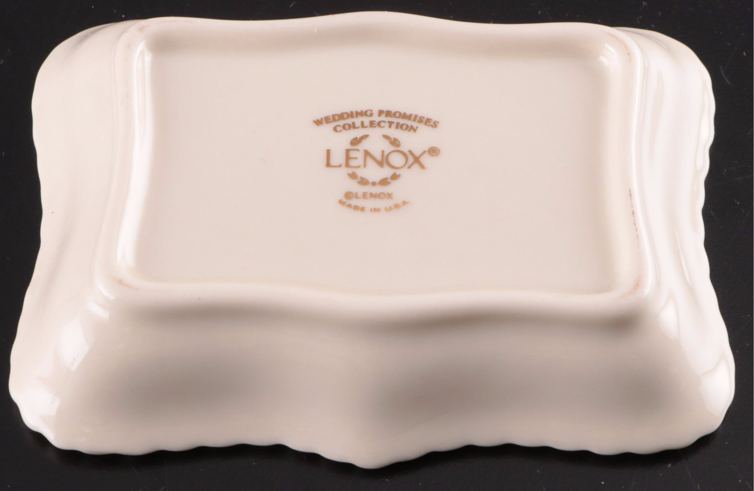 Lenox "Wedding Promises" Bone China Dish and Other Porcelain Decor