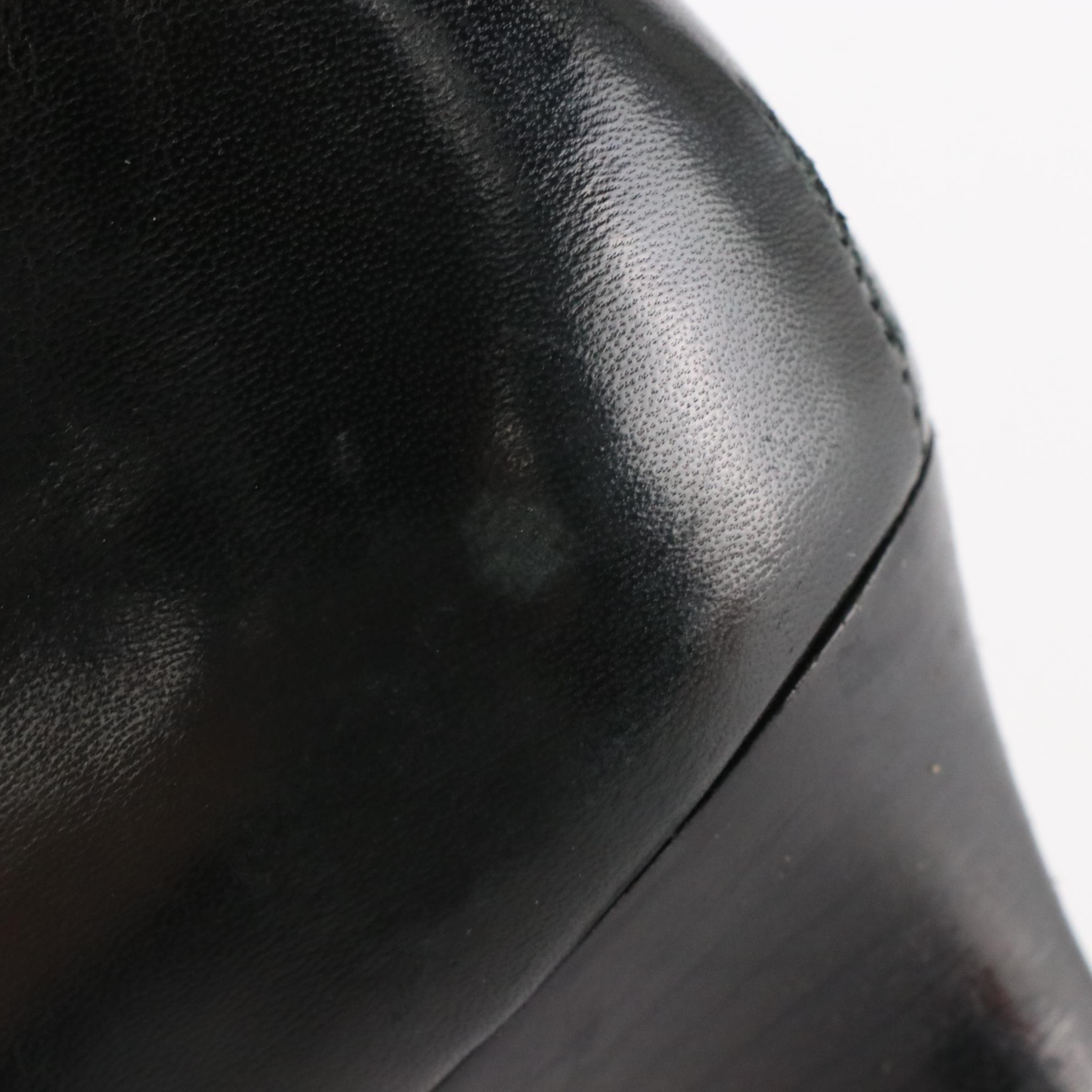 Cole Haan Black Leather Knee High Boots