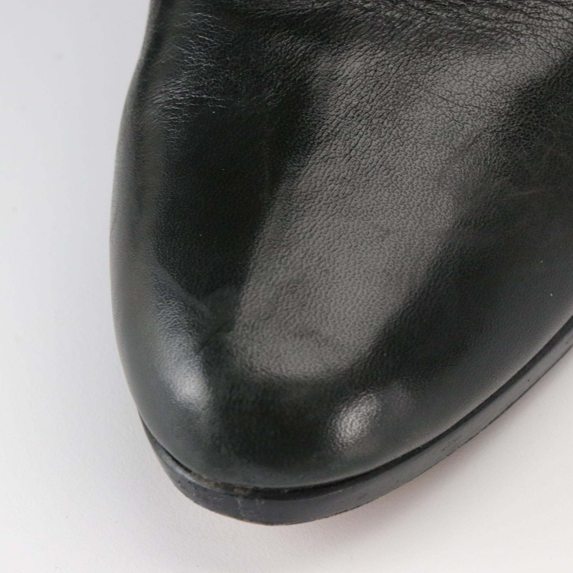 Cole Haan Black Leather Knee High Boots