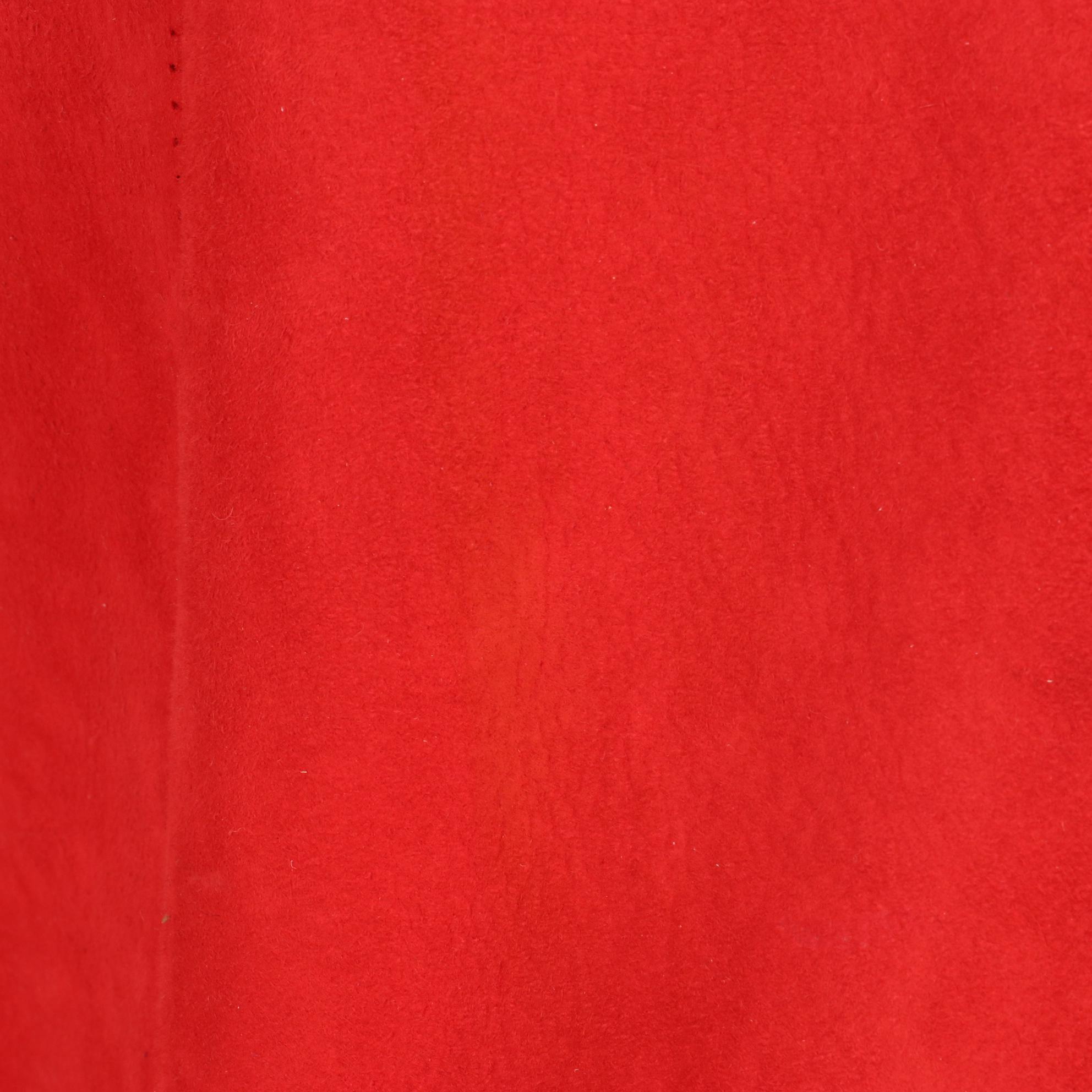 Louis Feraud Red Reversible Jacket with Black Mink Fur Collar