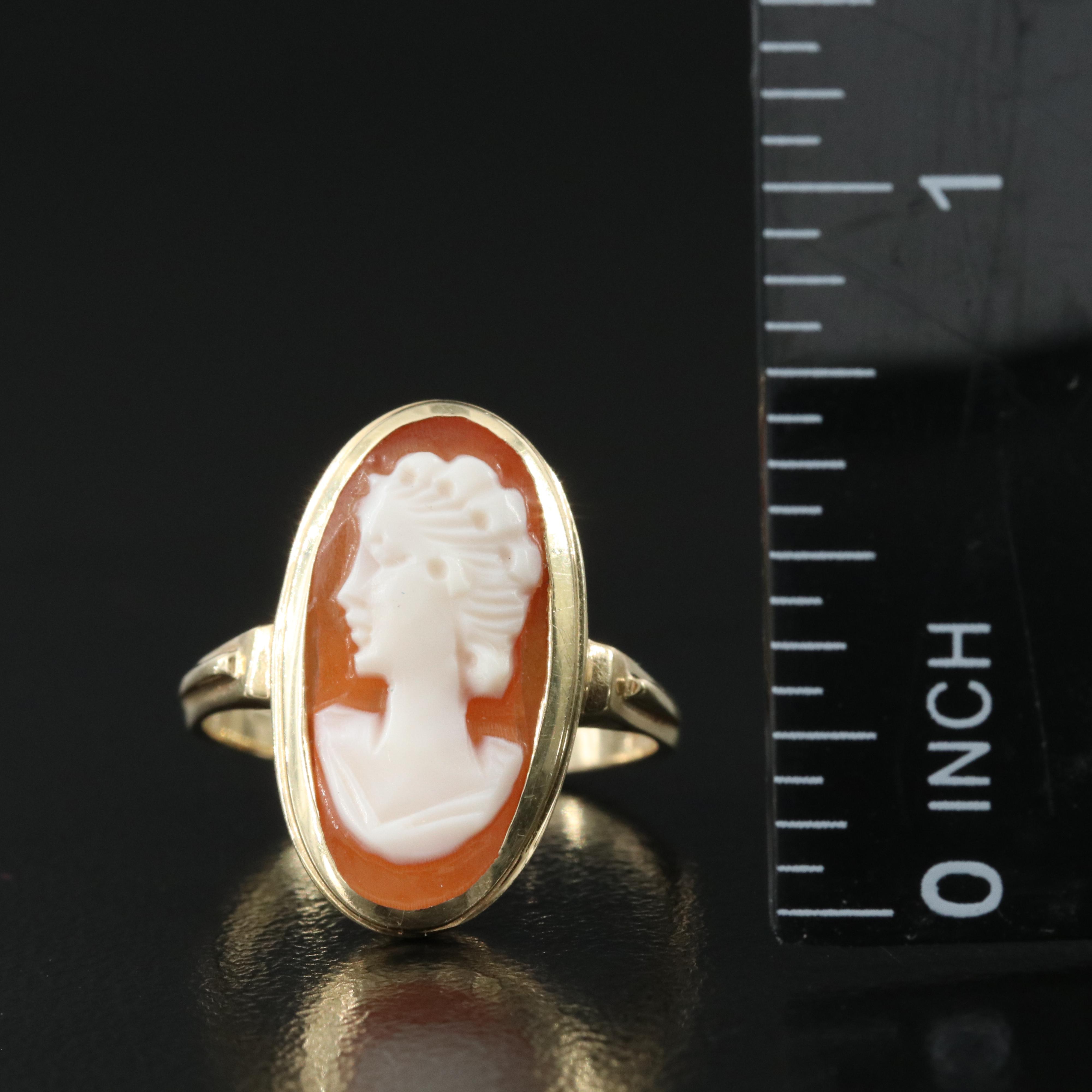 14K Cameo Ring
