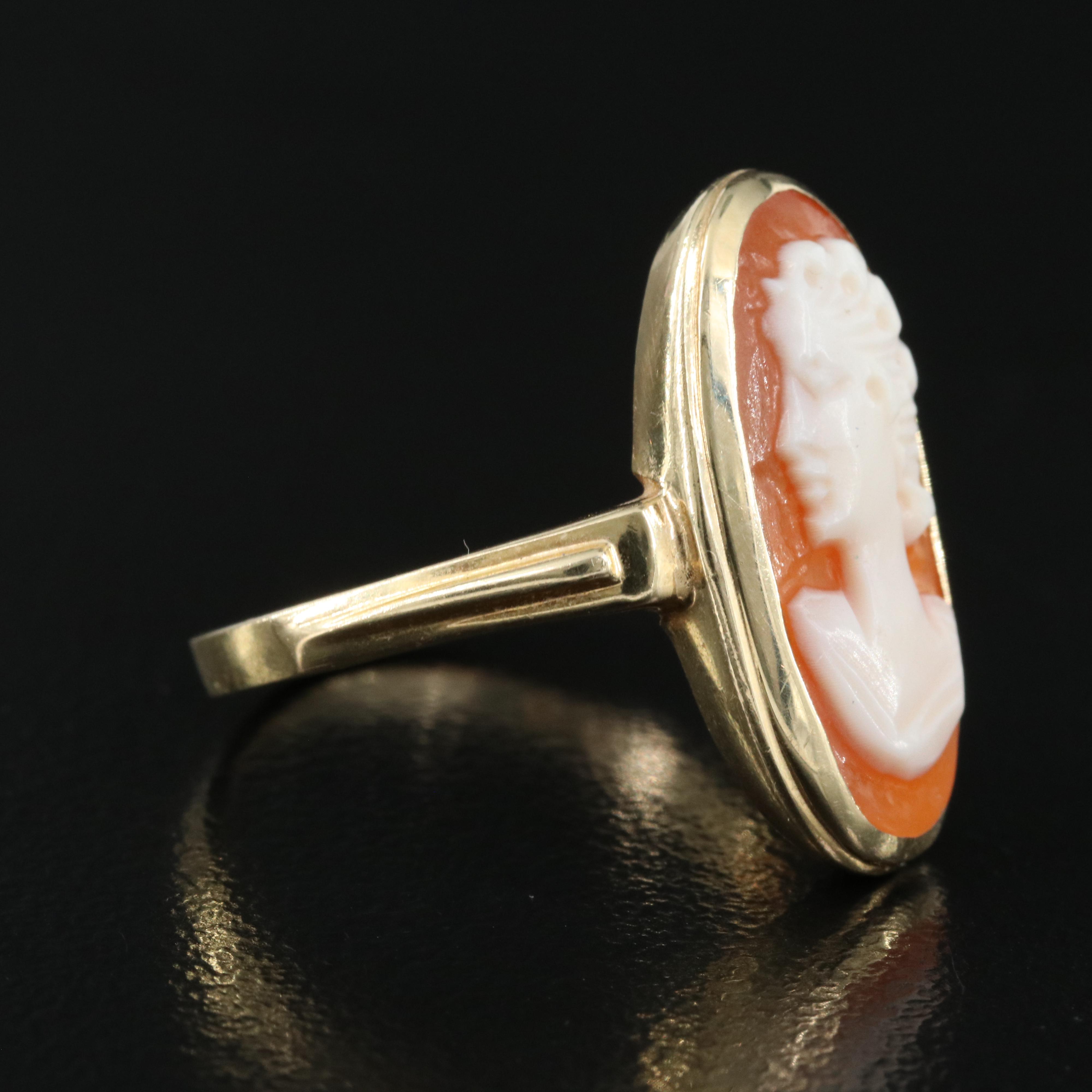 14K Cameo Ring