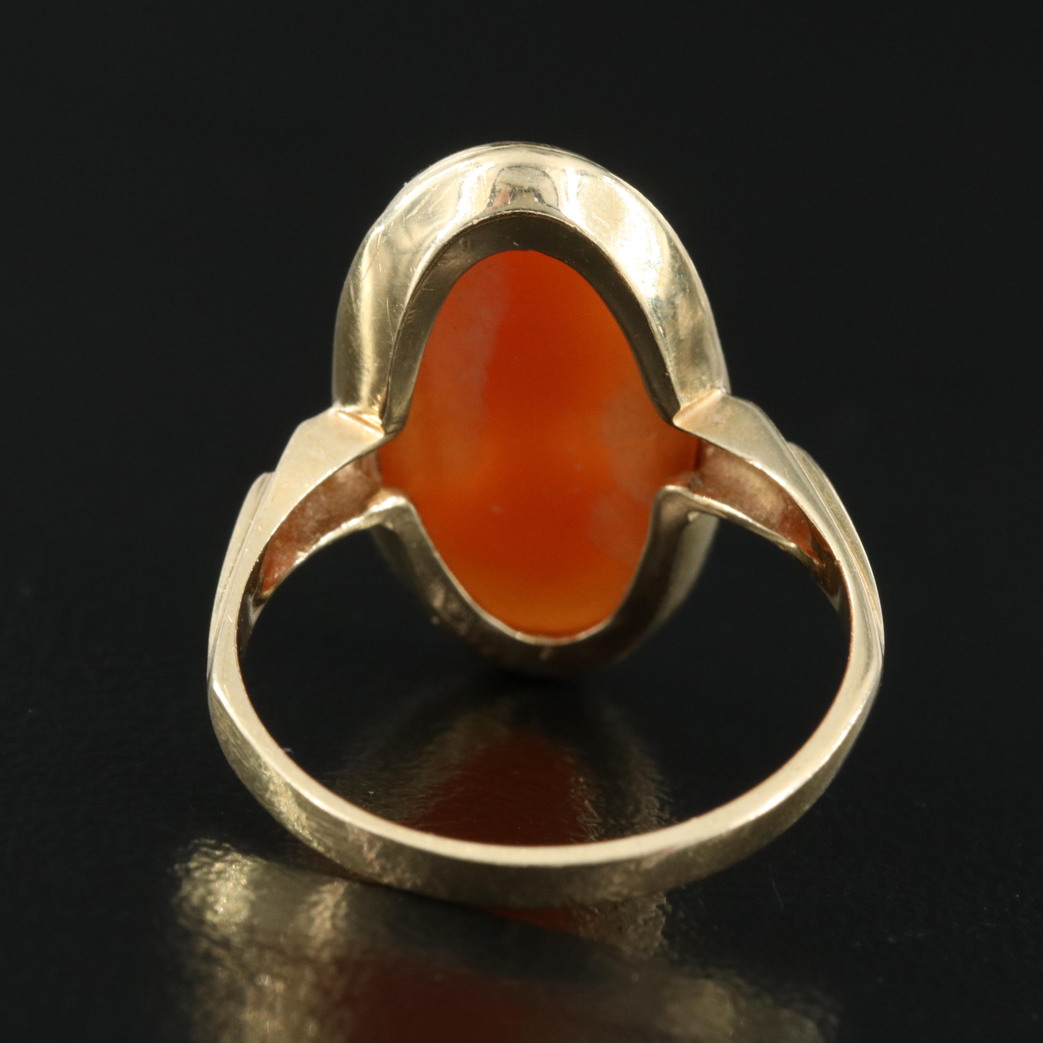 14K Cameo Ring