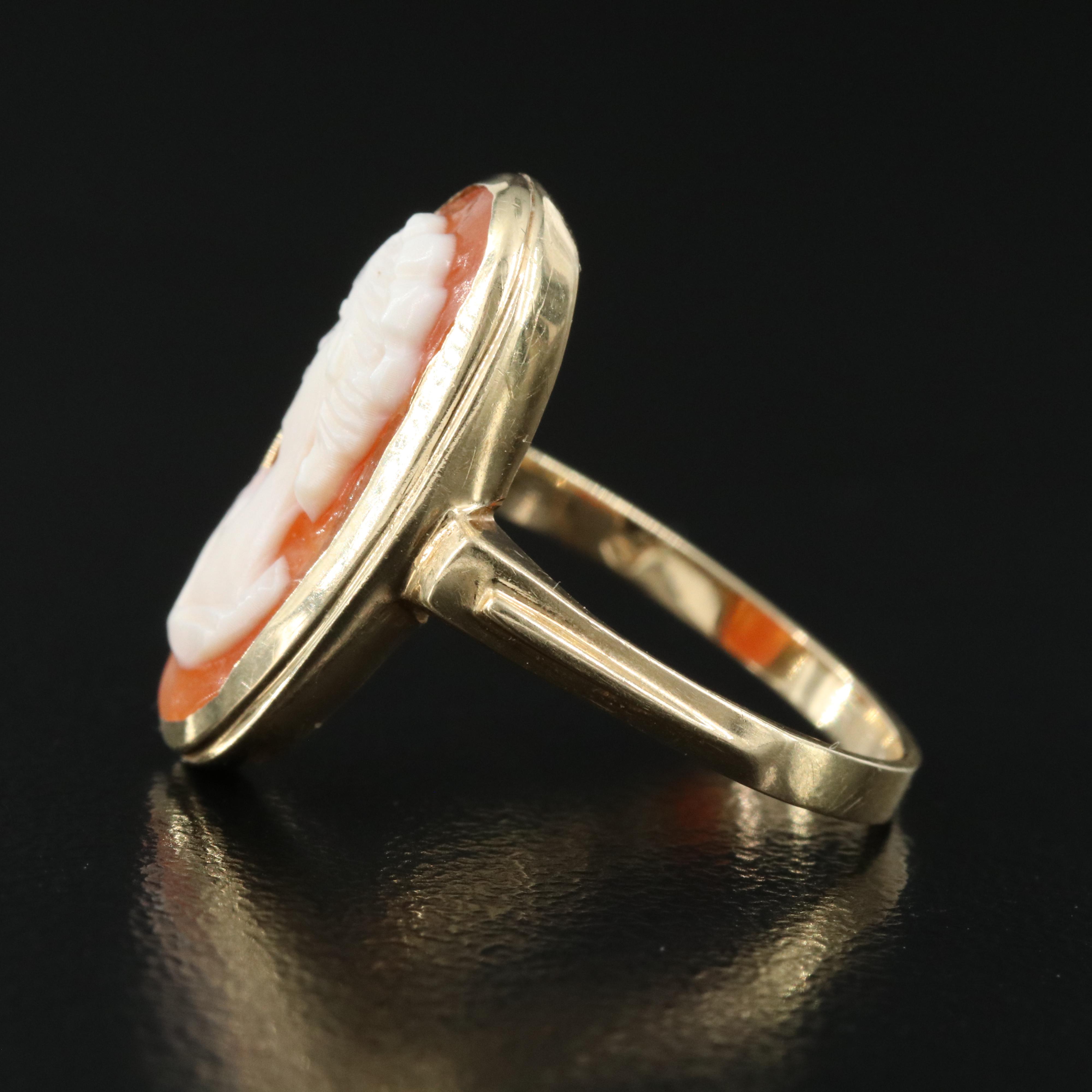 14K Cameo Ring