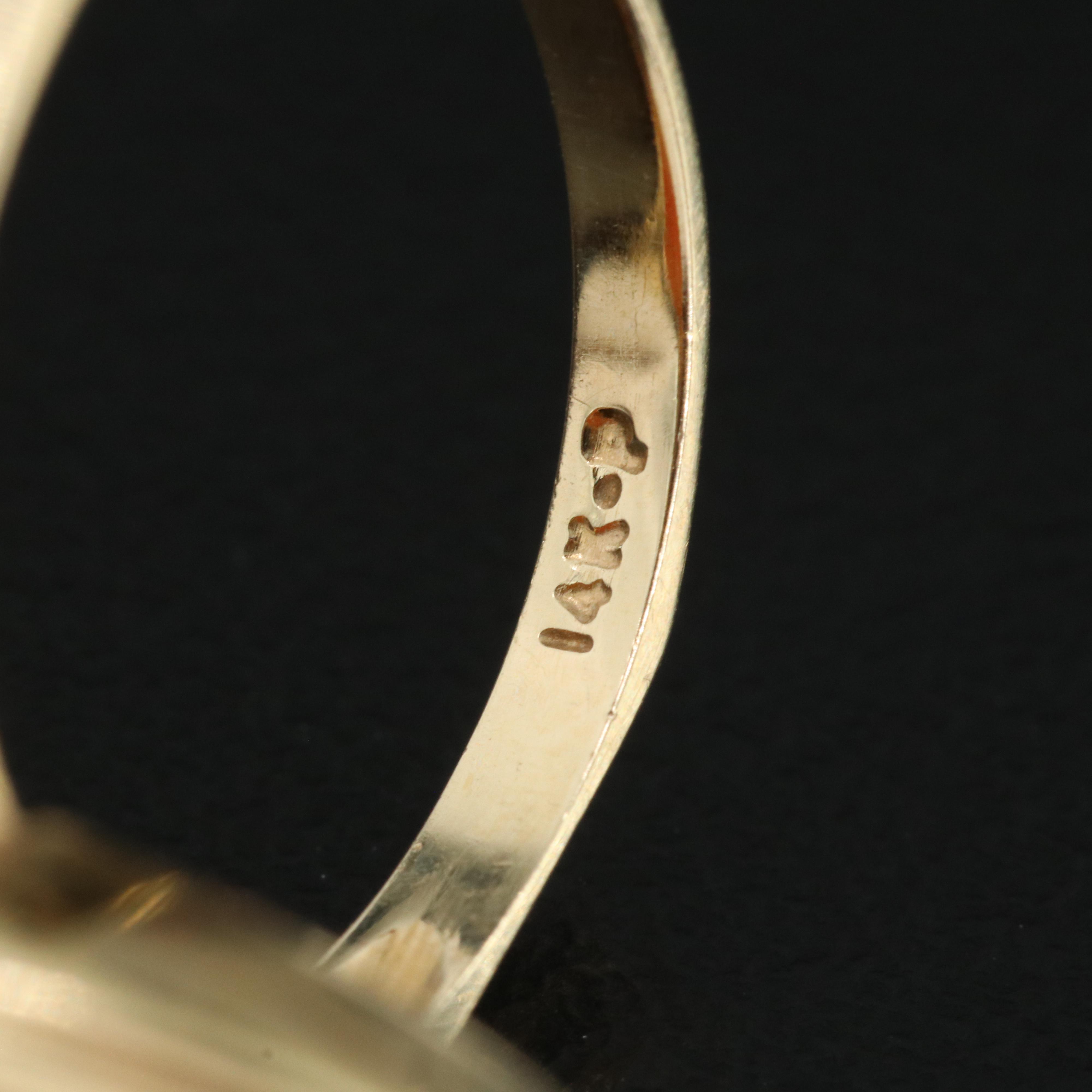 14K Cameo Ring