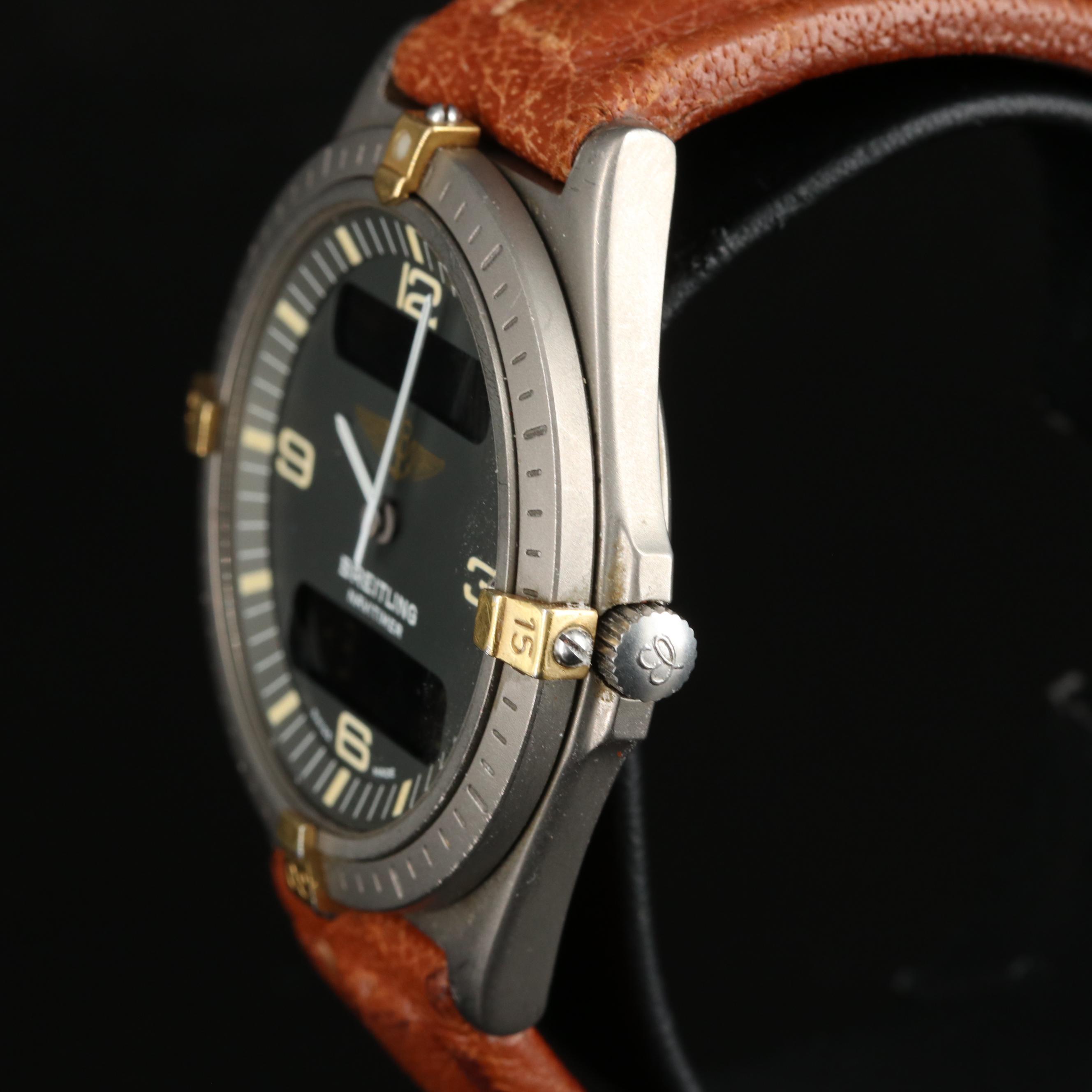 Breitling Navitimer Titanium Ani-Digi Quartz Watch