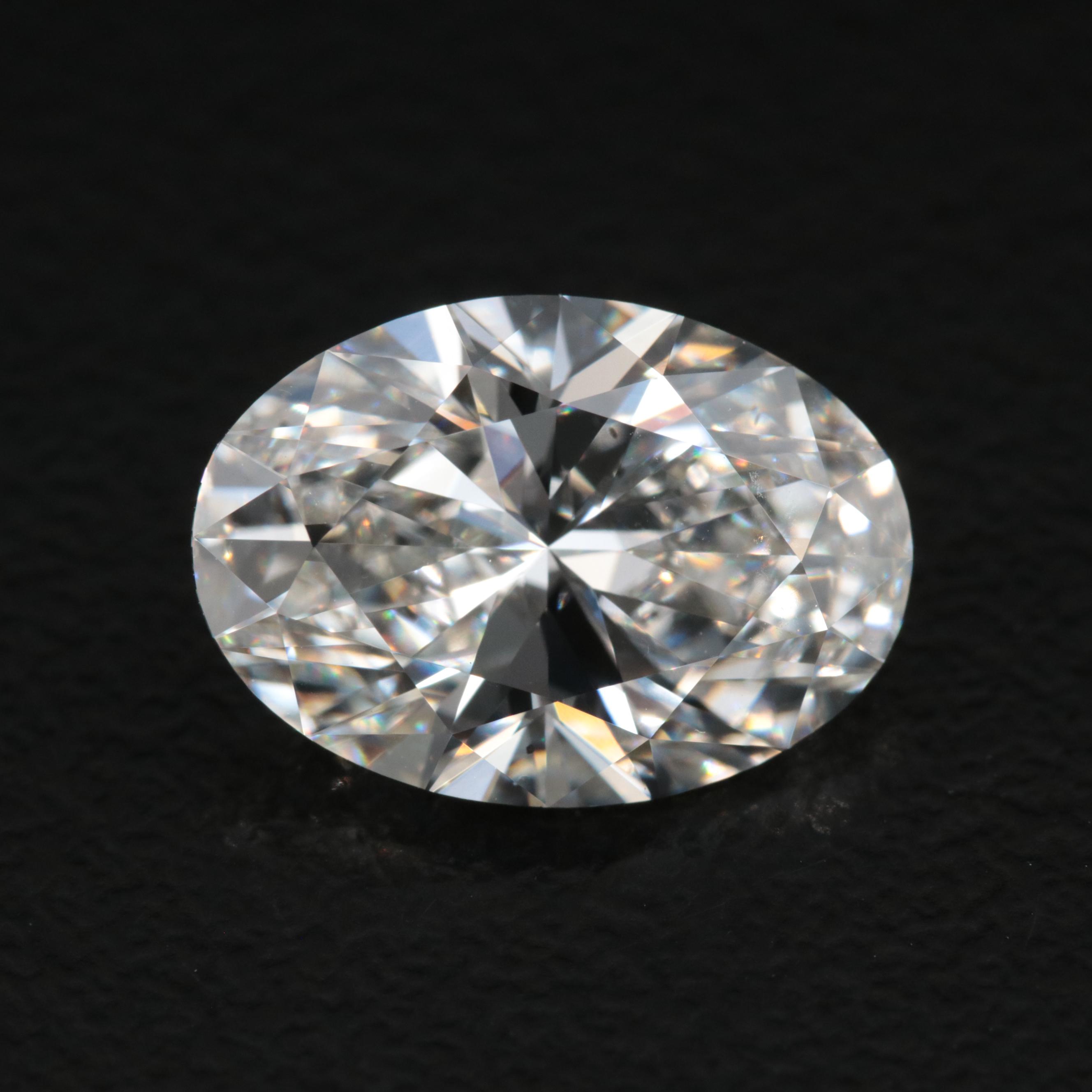 Loose 3.56 CT Lab Grown Diamond with IGI Report