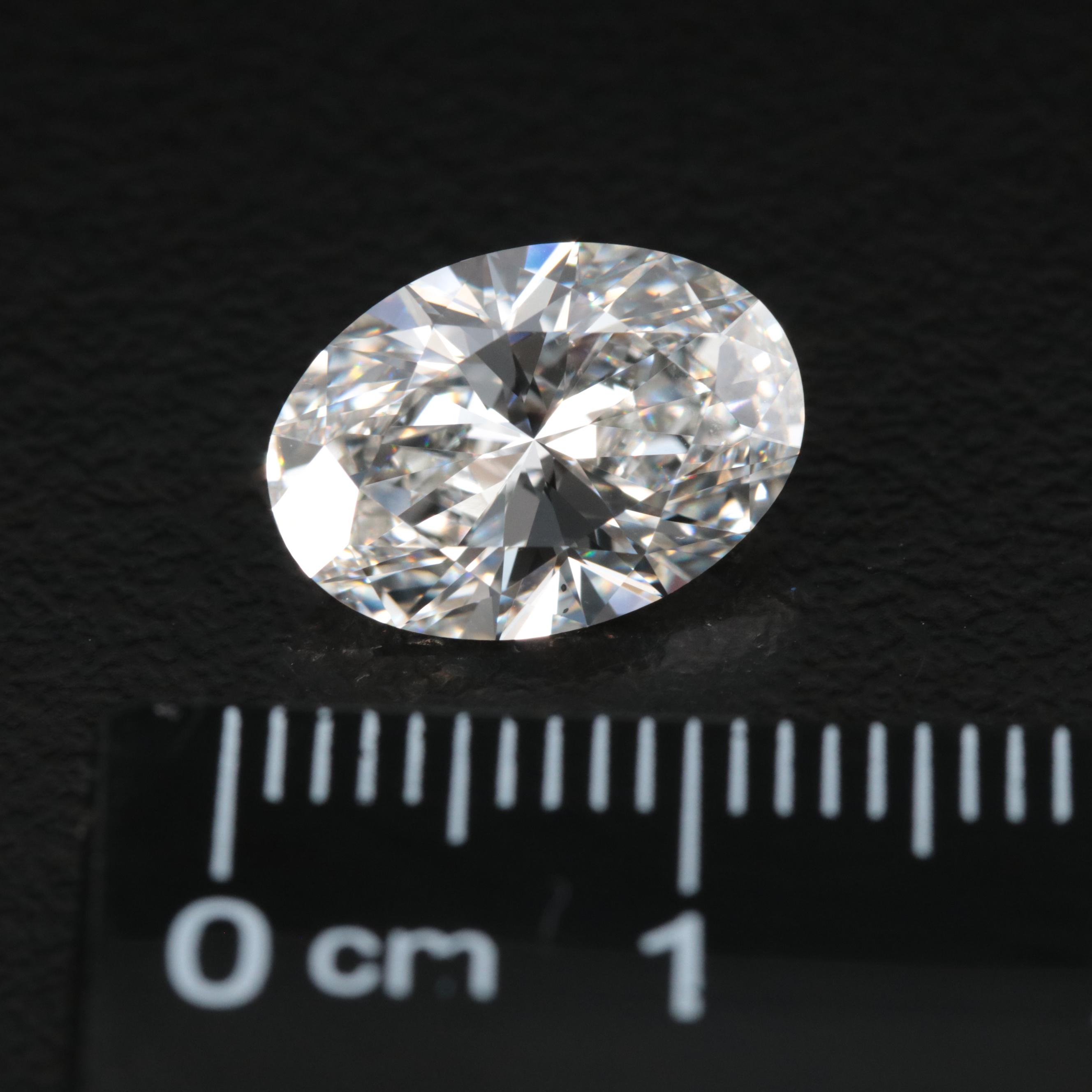 Loose 3.56 CT Lab Grown Diamond with IGI Report