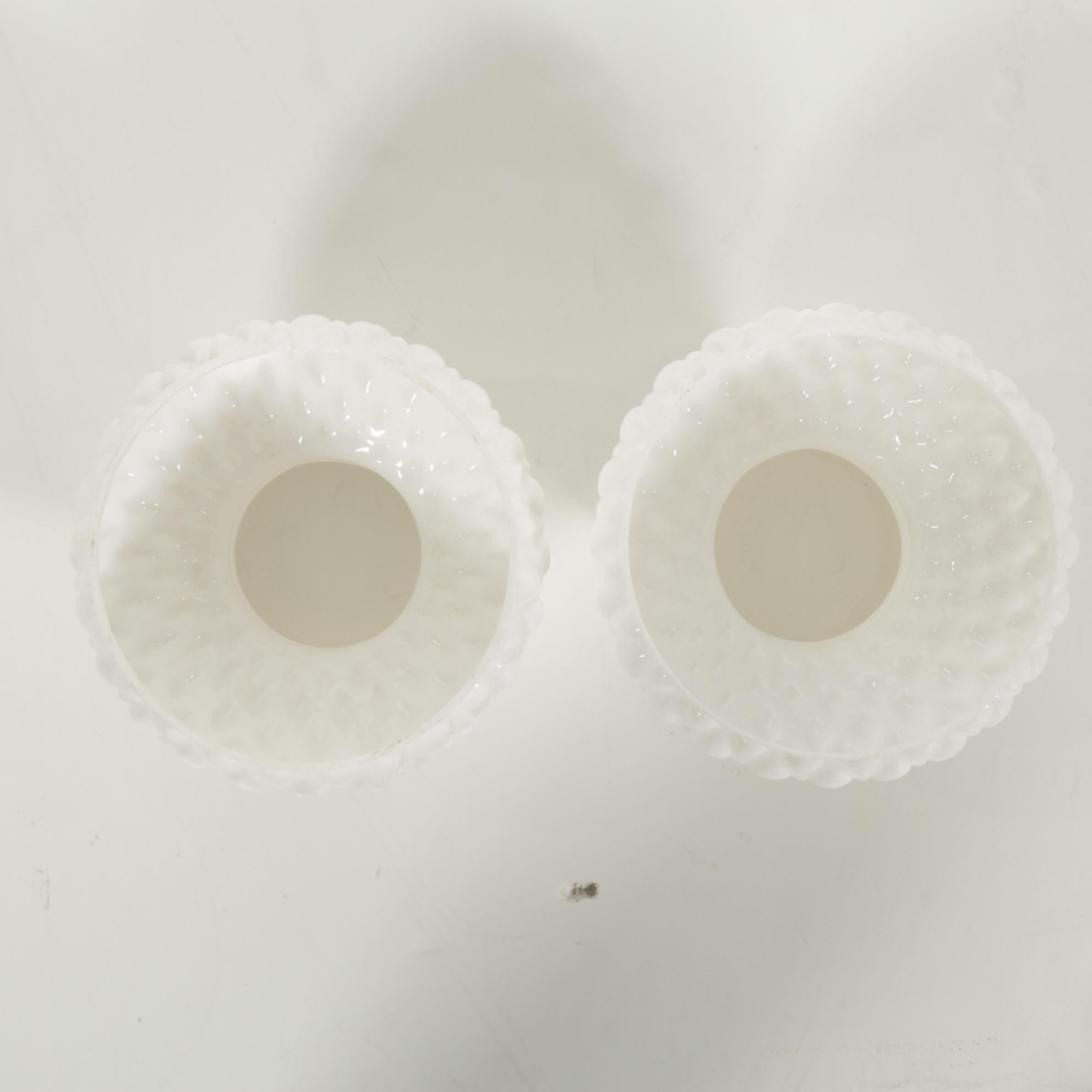 Two Light Faux Oil Floor Lamp with Milk Glass Shades, Mid to Late 20th Century