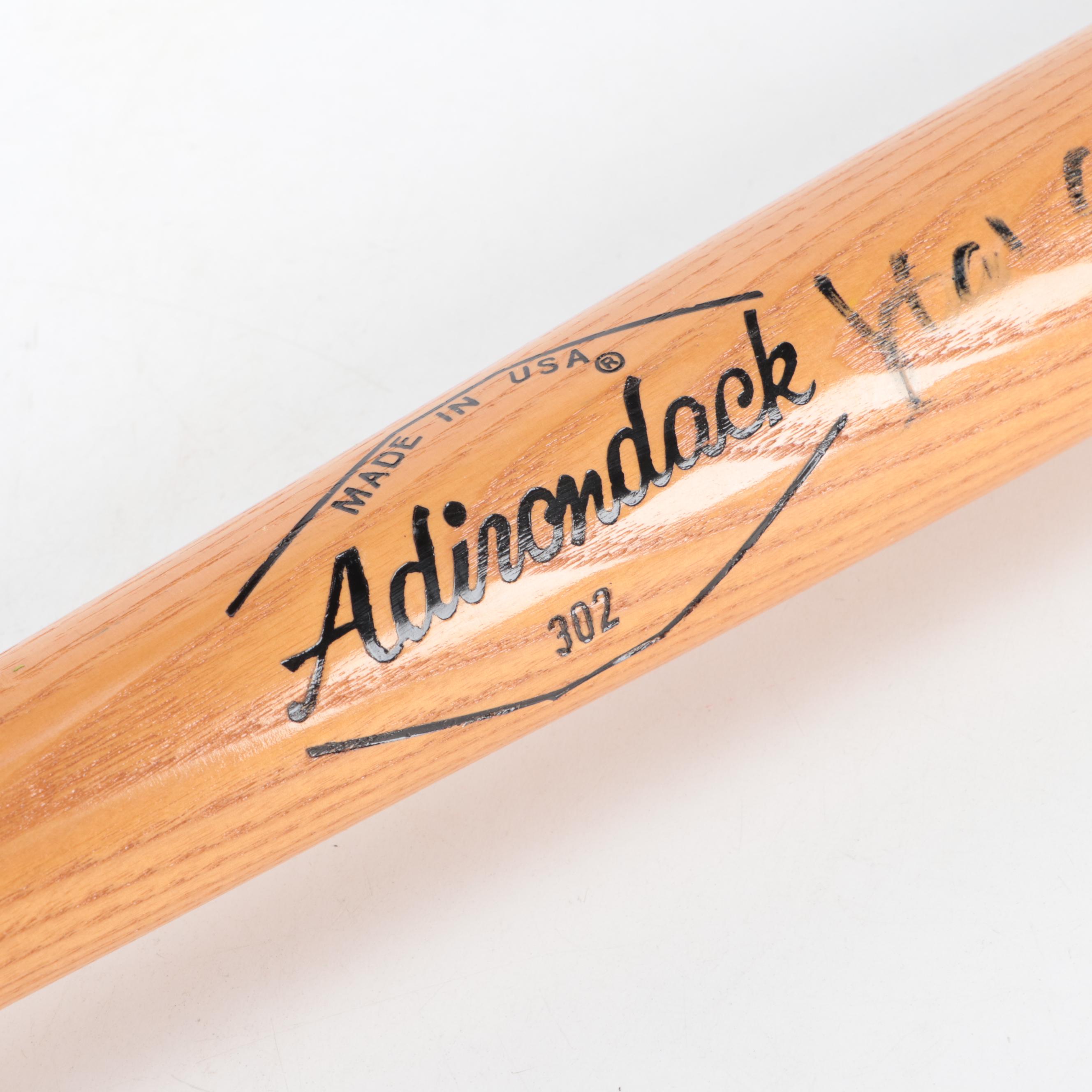 Hank Aaron Signed Adirondack Big Stick Professional Model Baseball Bat with Case
