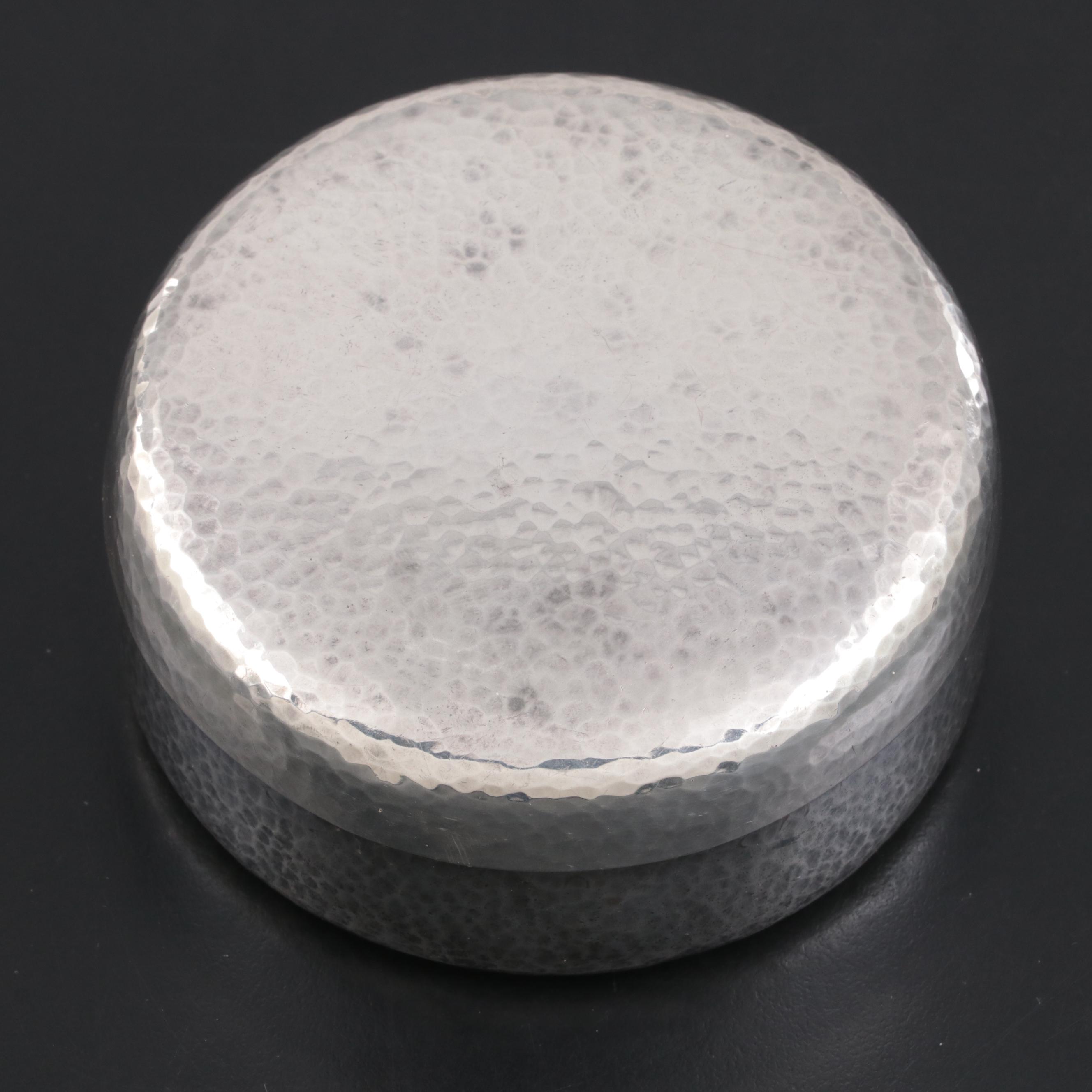 MiyamotoShoko Japanese .Hammered Silver Box EBTH