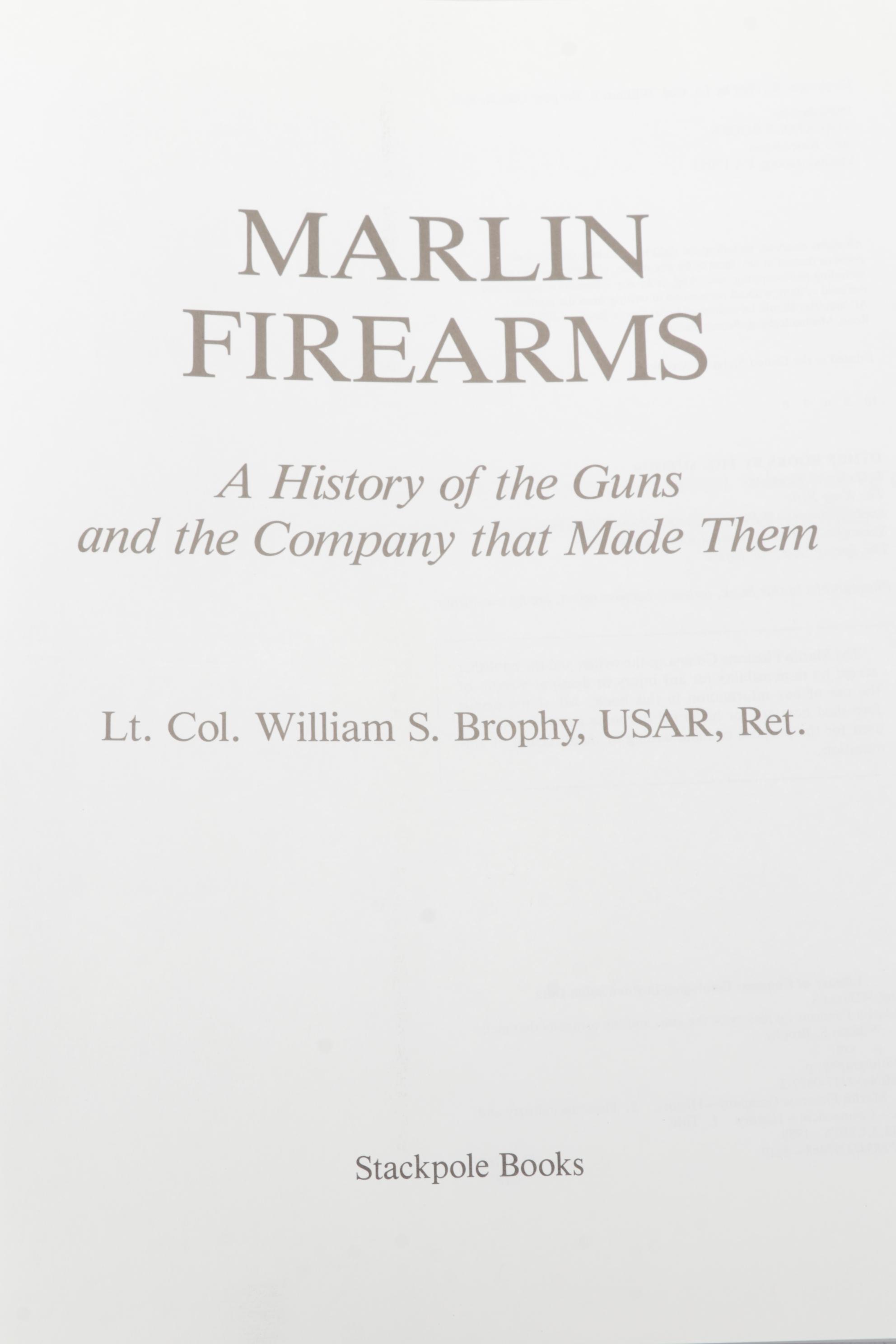 Firearm Reference Book Collection