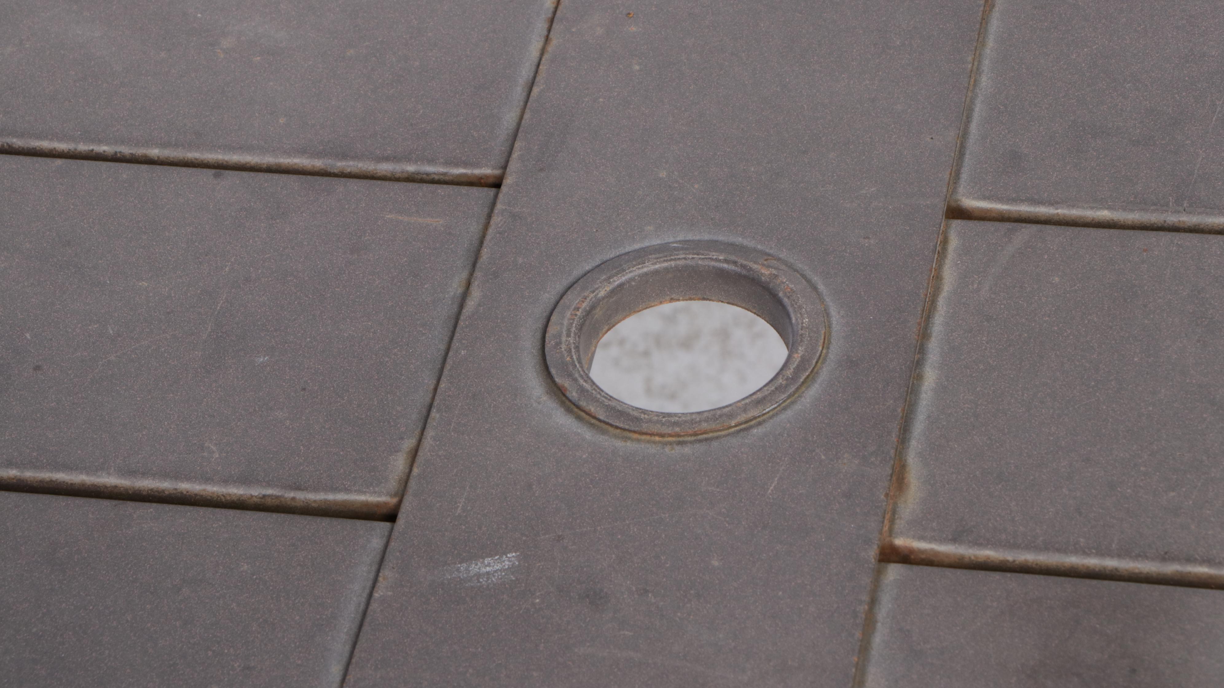 3/3 Five-Piece Powder-Coated Metal Patio Dining Set