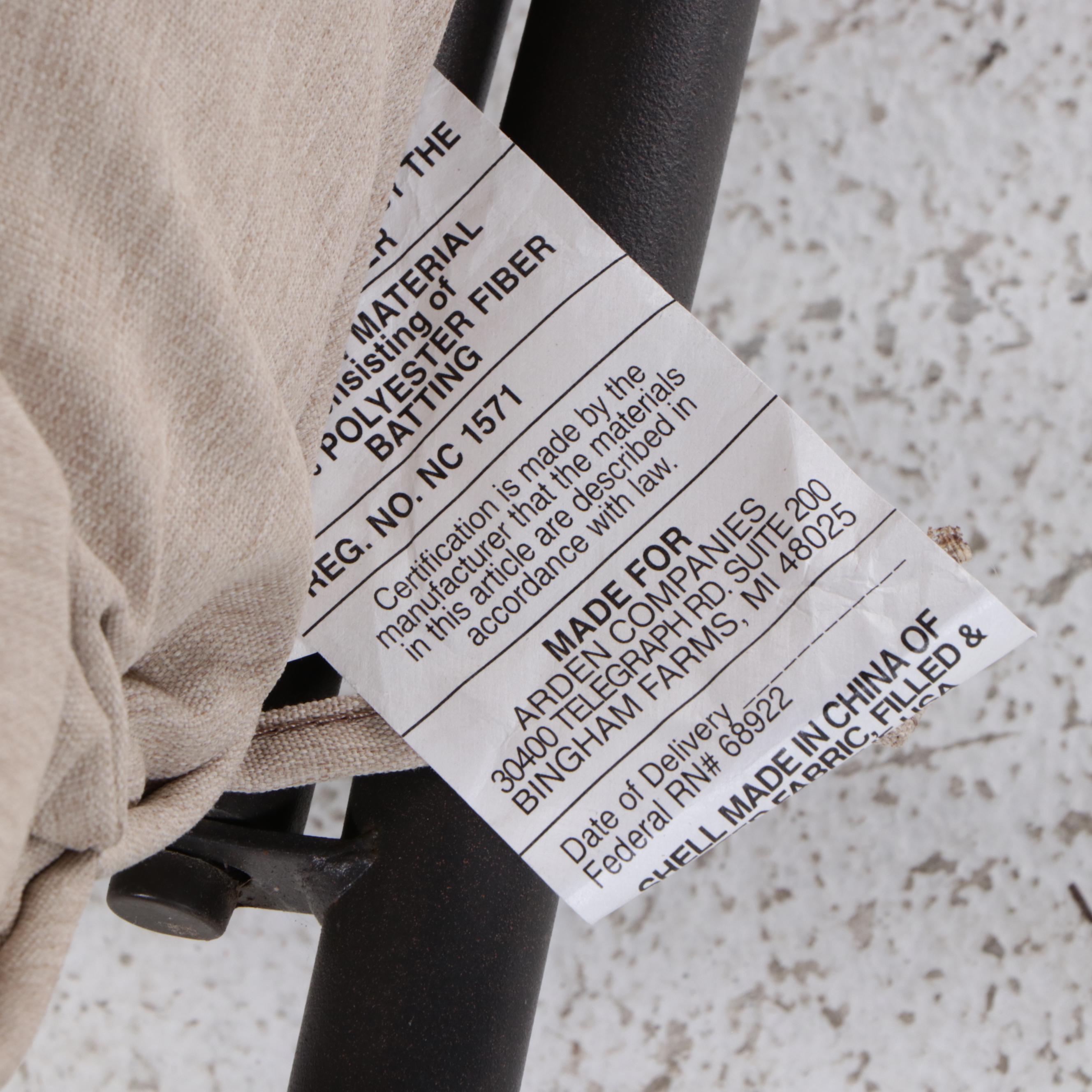 3/3 Five-Piece Powder-Coated Metal Patio Dining Set