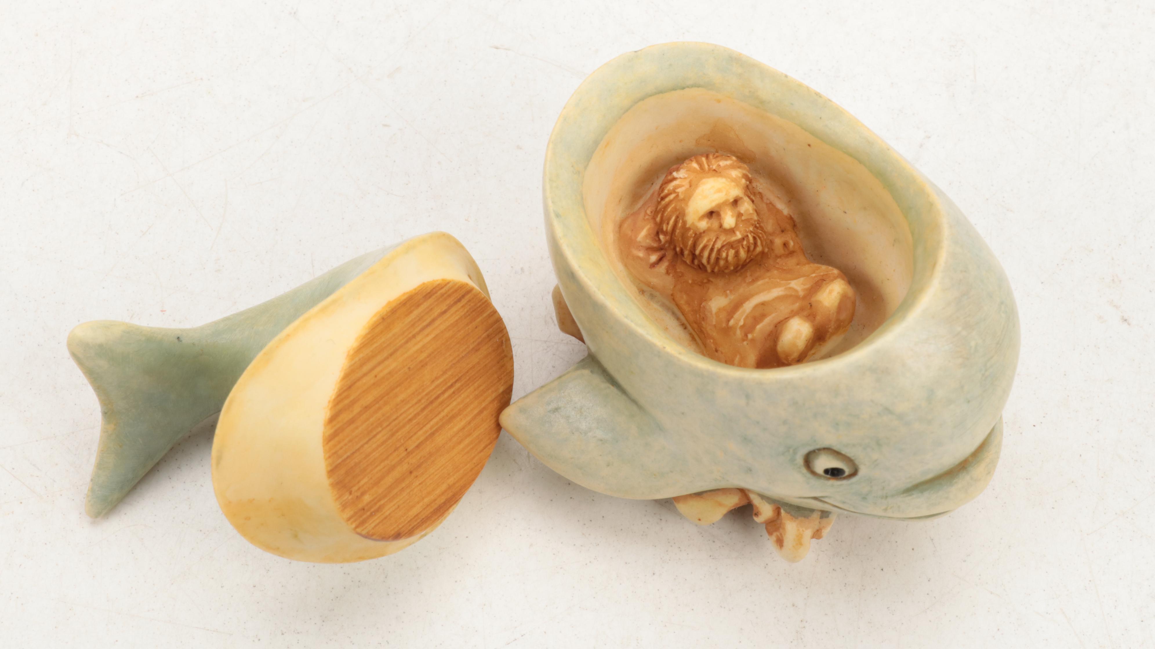 Harmony Kingdom Resin Seal and Whale Boxes