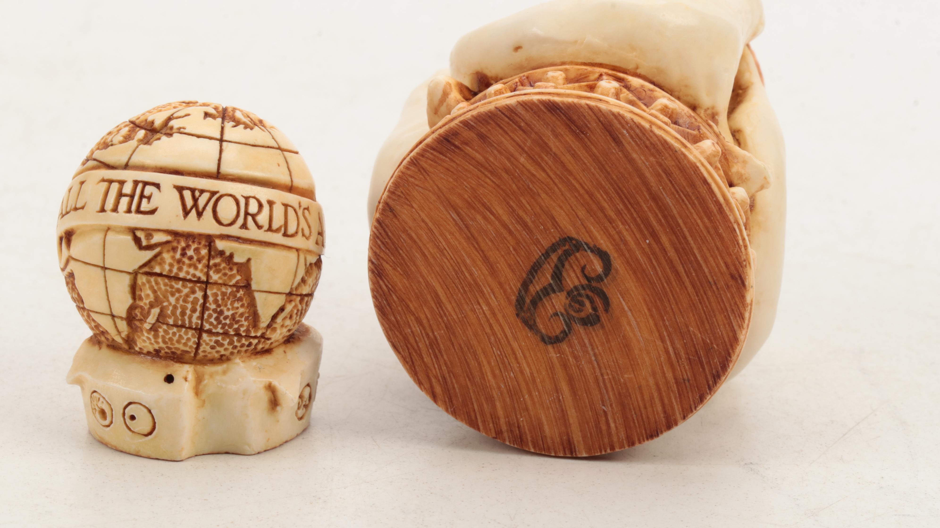 Harmony Kingdom Resin Seal and Whale Boxes