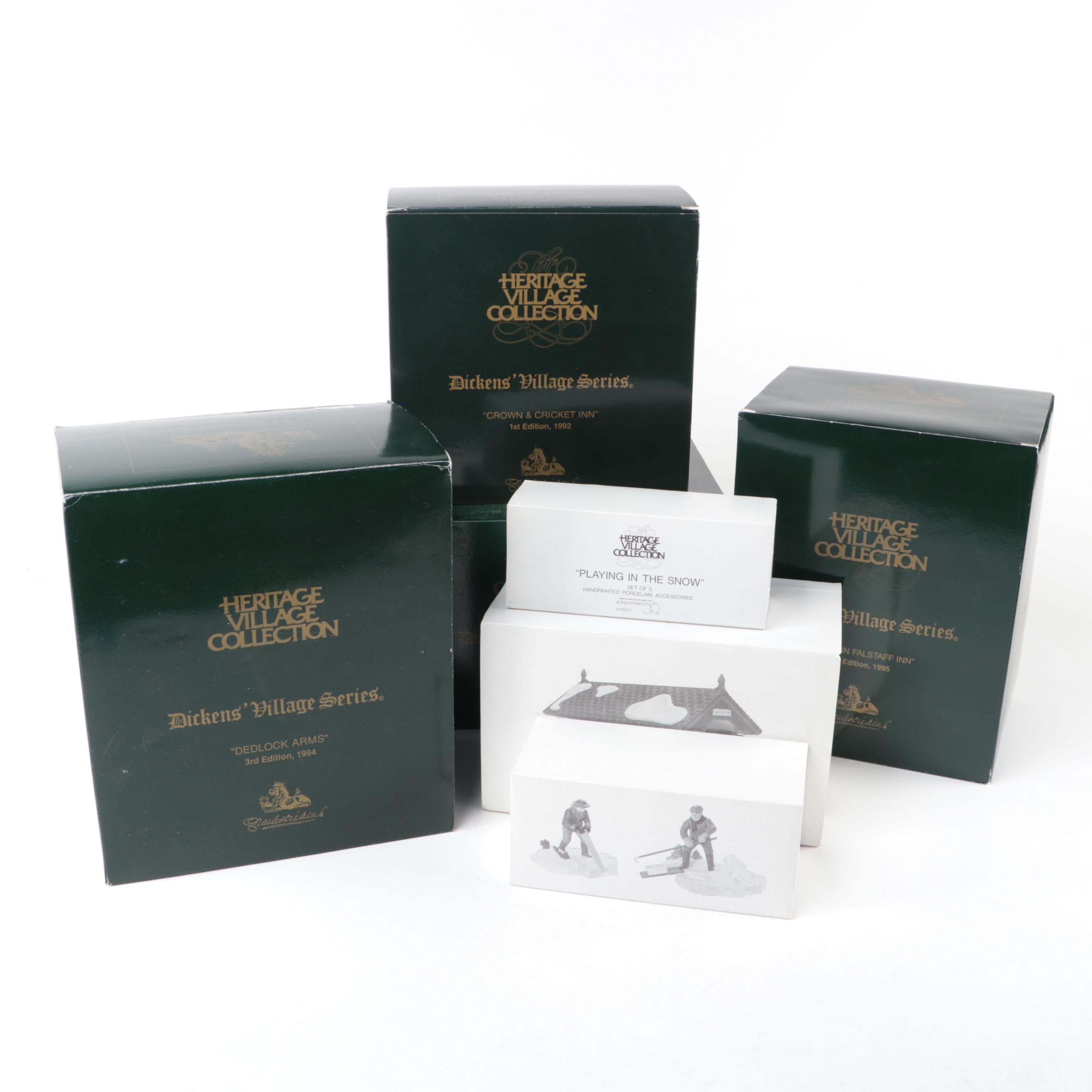 Department 56 Porcelain Dickens' Village Series Houses and Accessories