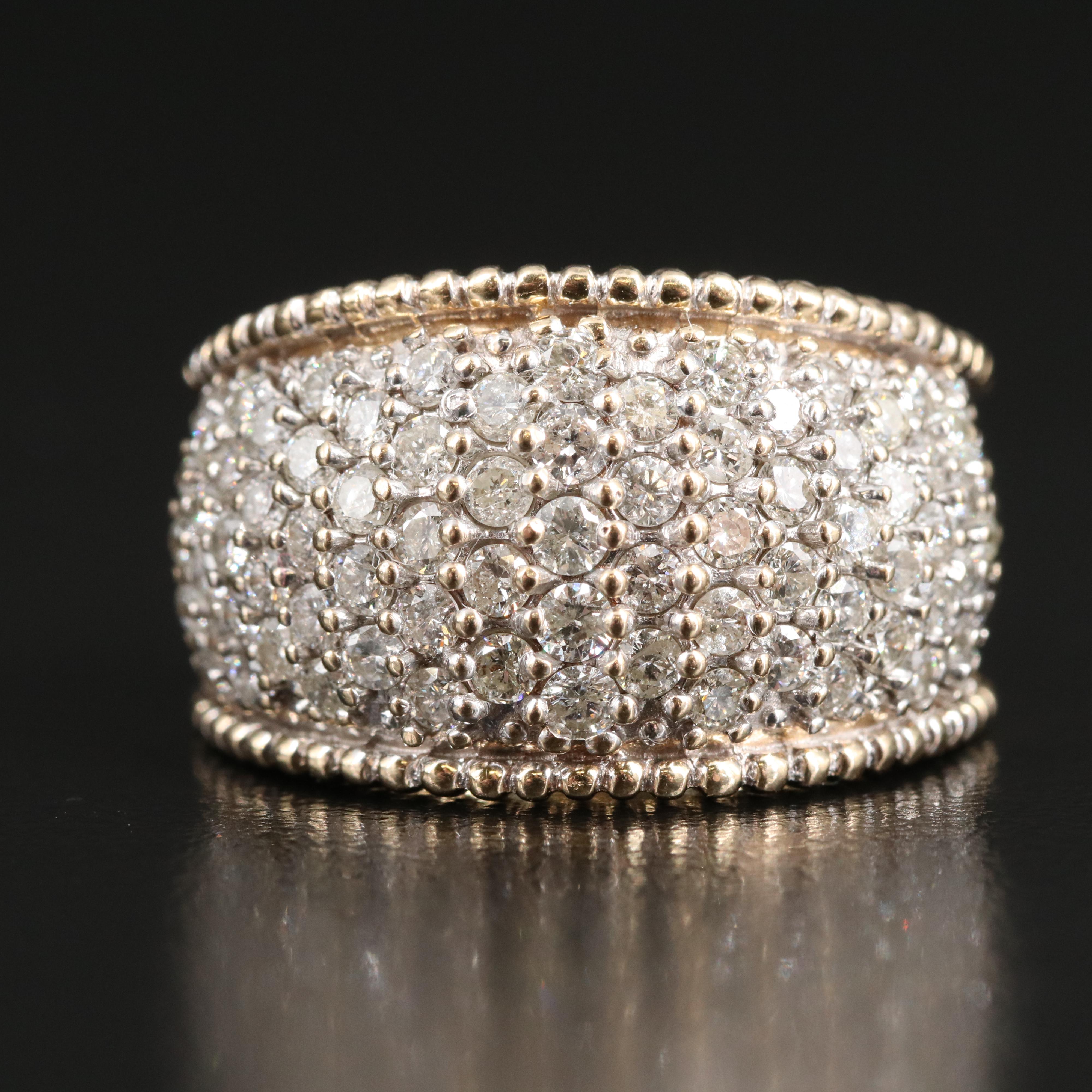 14K Pavé  2.02 CTW Diamond Band