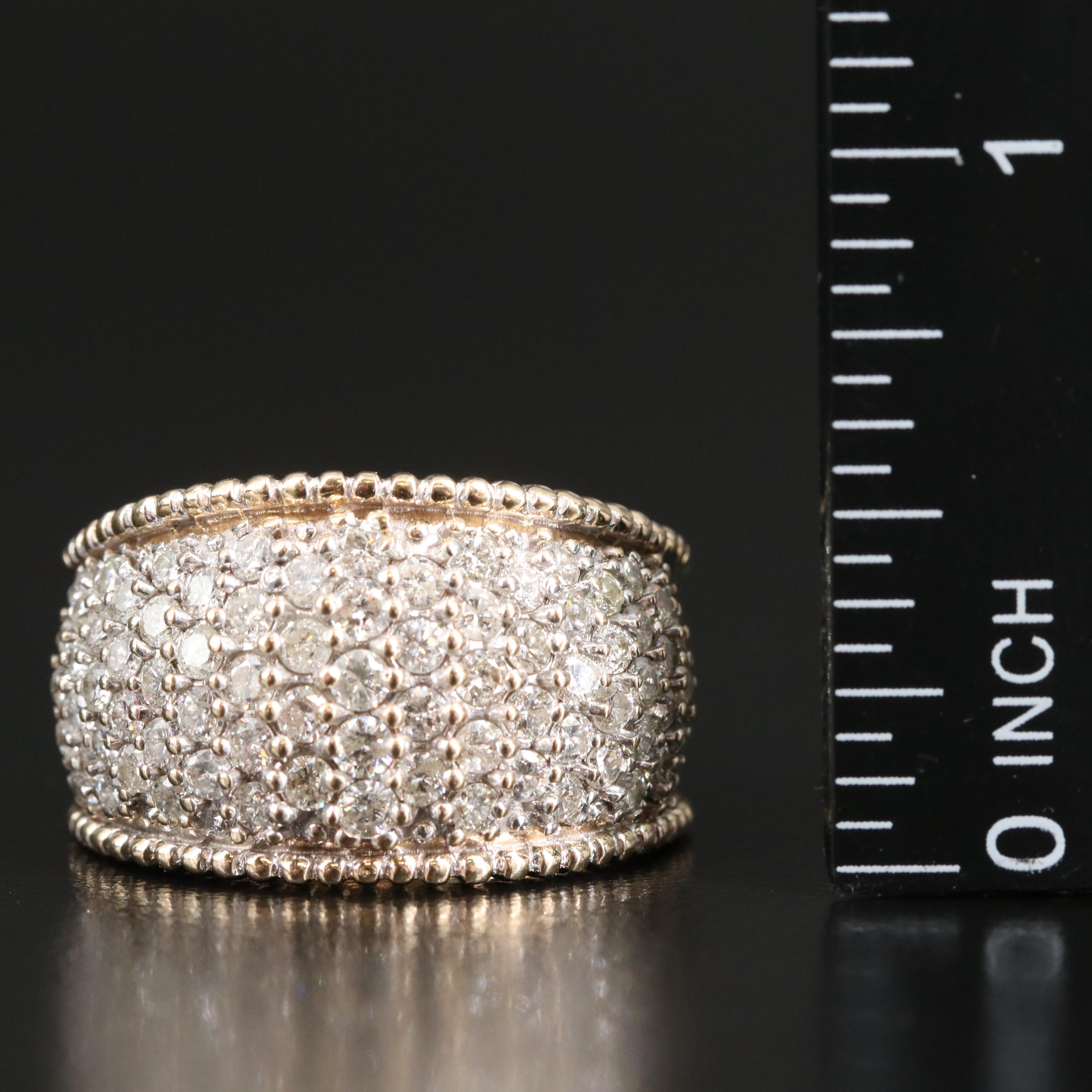 14K Pavé  2.02 CTW Diamond Band