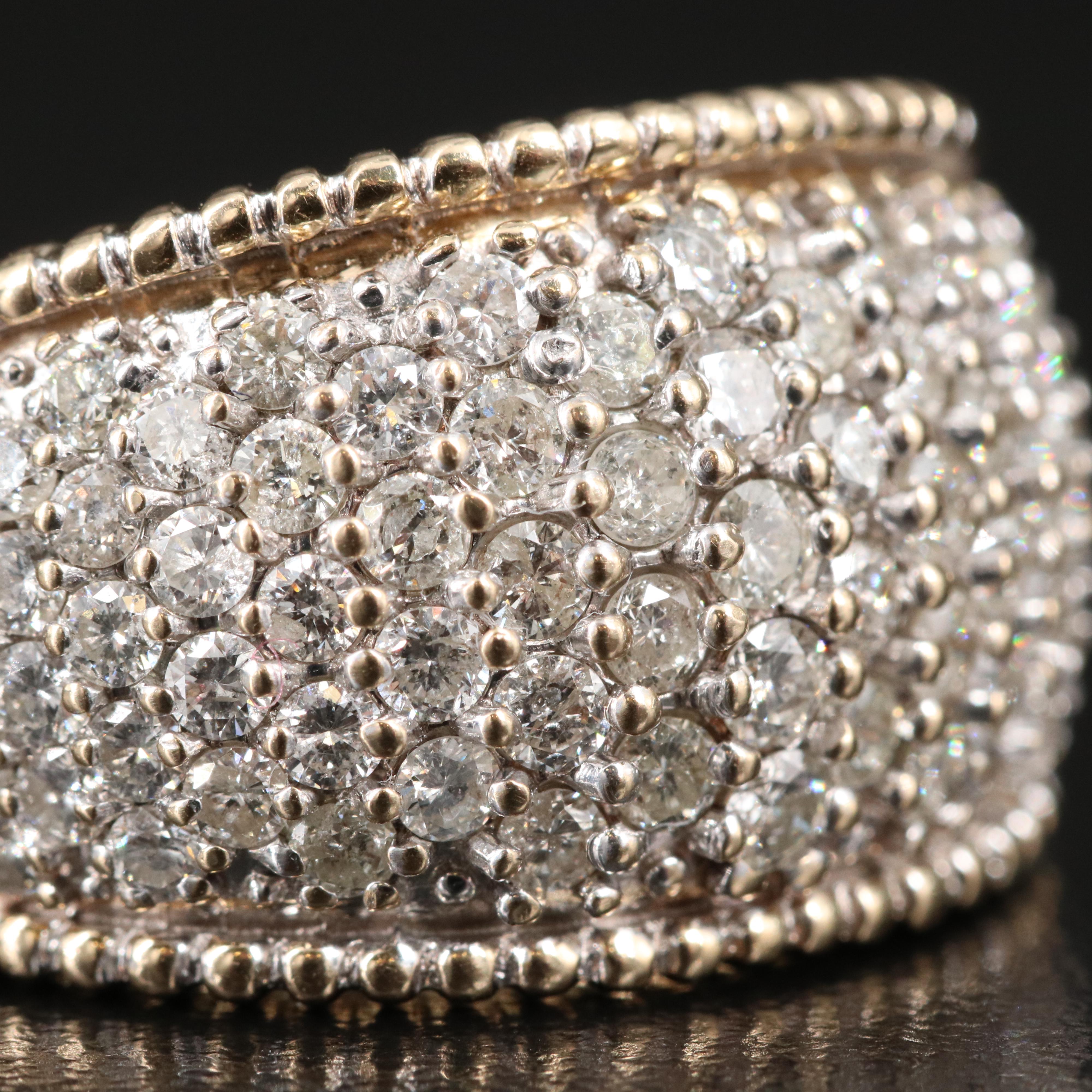 14K Pavé  2.02 CTW Diamond Band