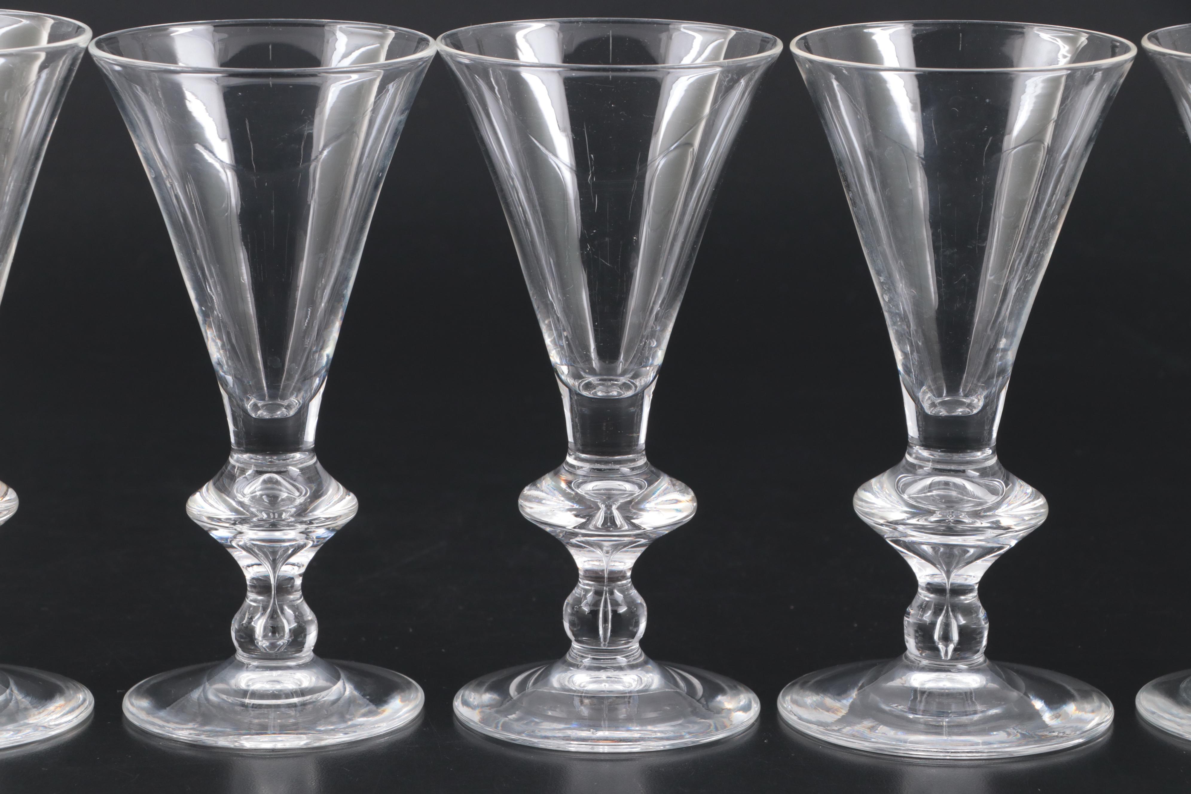 Steuben Wine Glasses for Marshall Field & Co. Steuben Glass Room