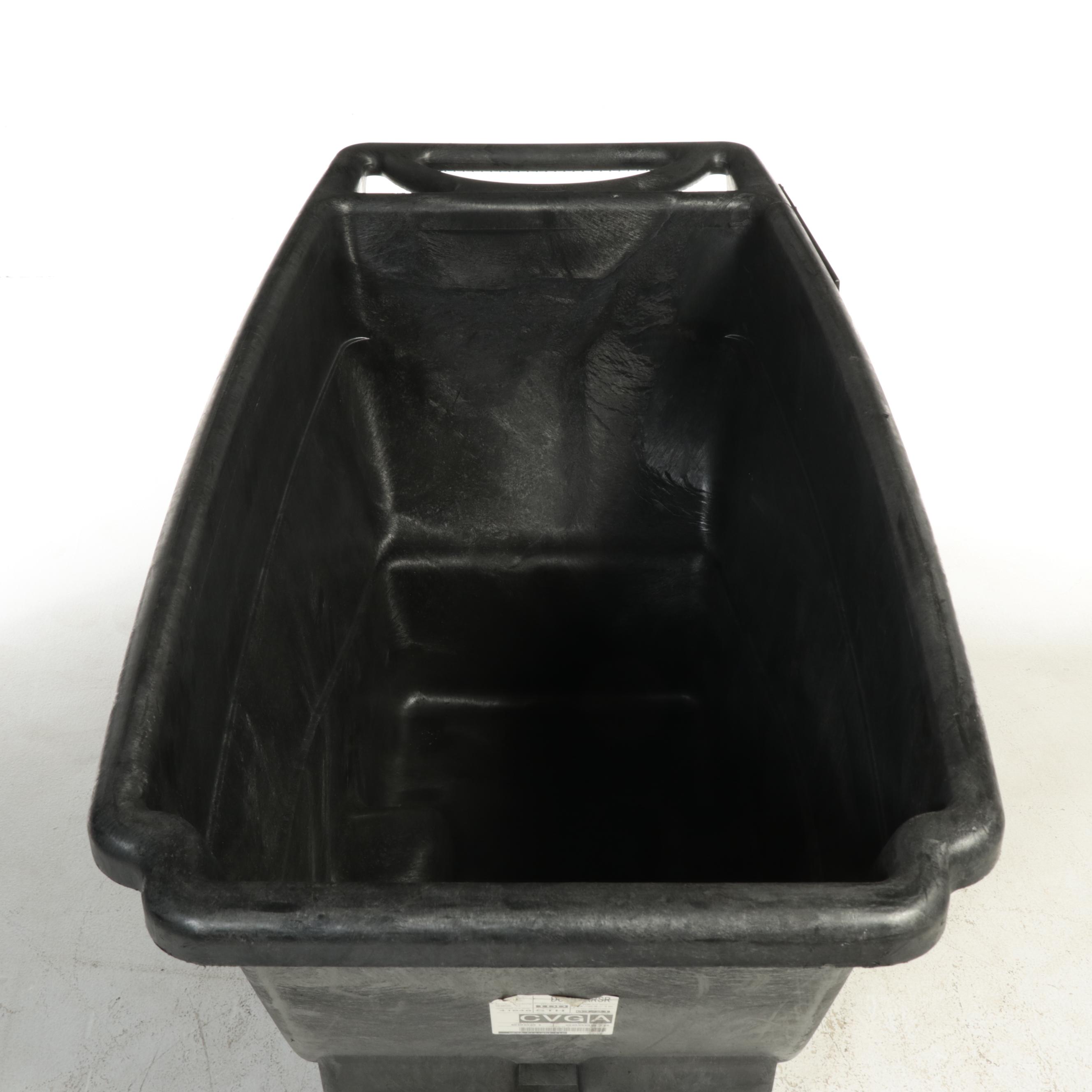 Rubbermaid Commercial Plastic Trash Cart