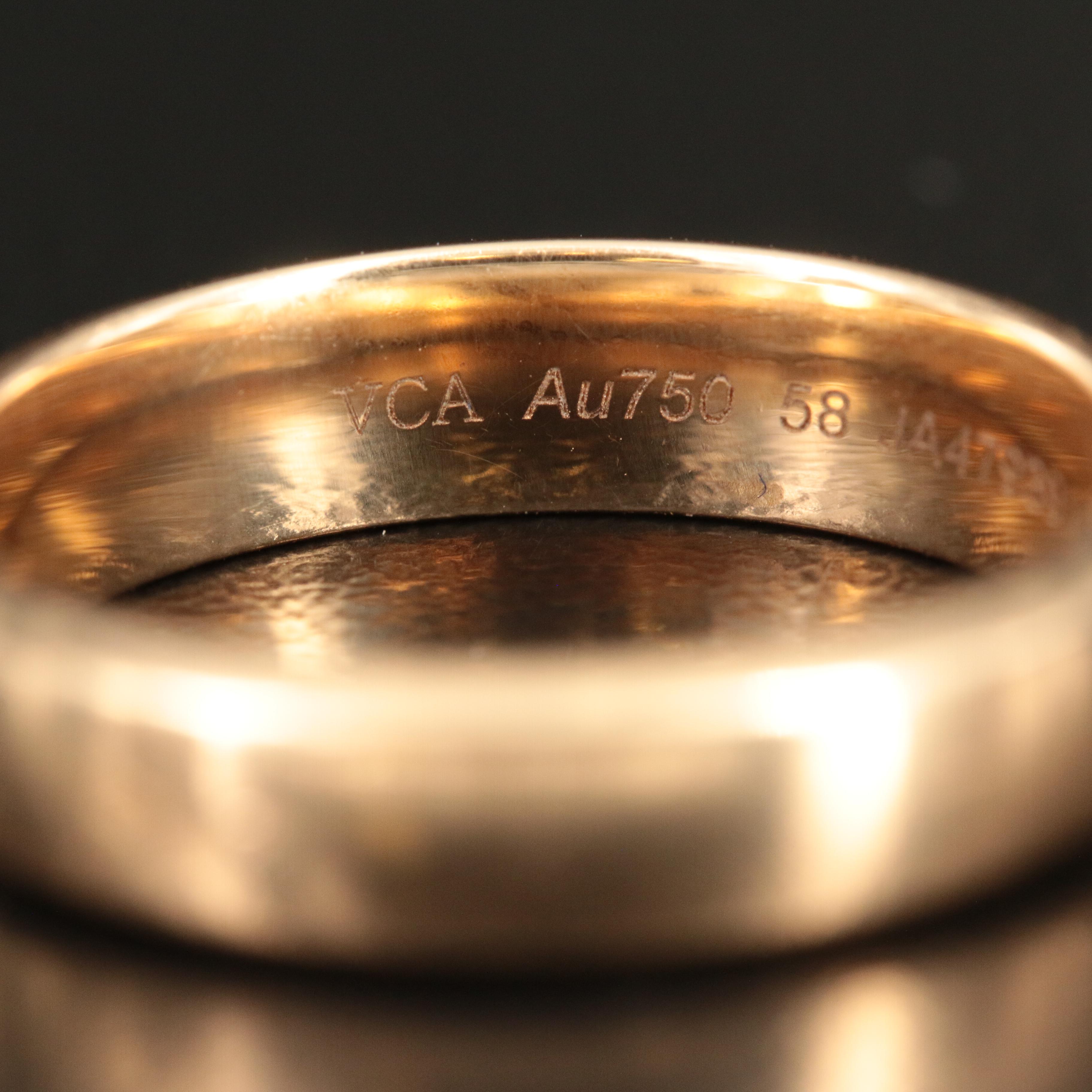 Van Cleef & Arpels 18K Rose Gold Band