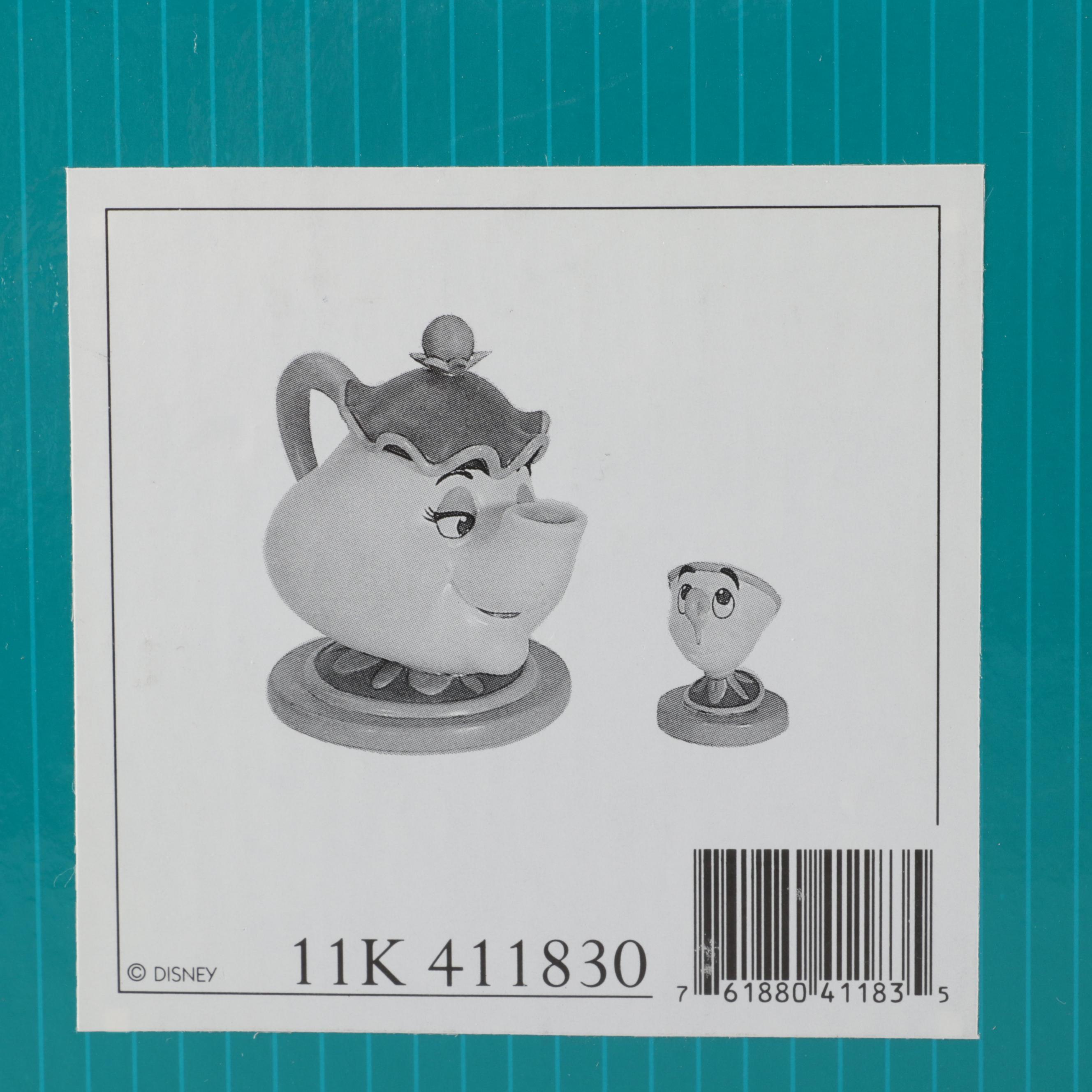 Walt Disney Classics Collection Beauty and The Beast Ceramic Figurines