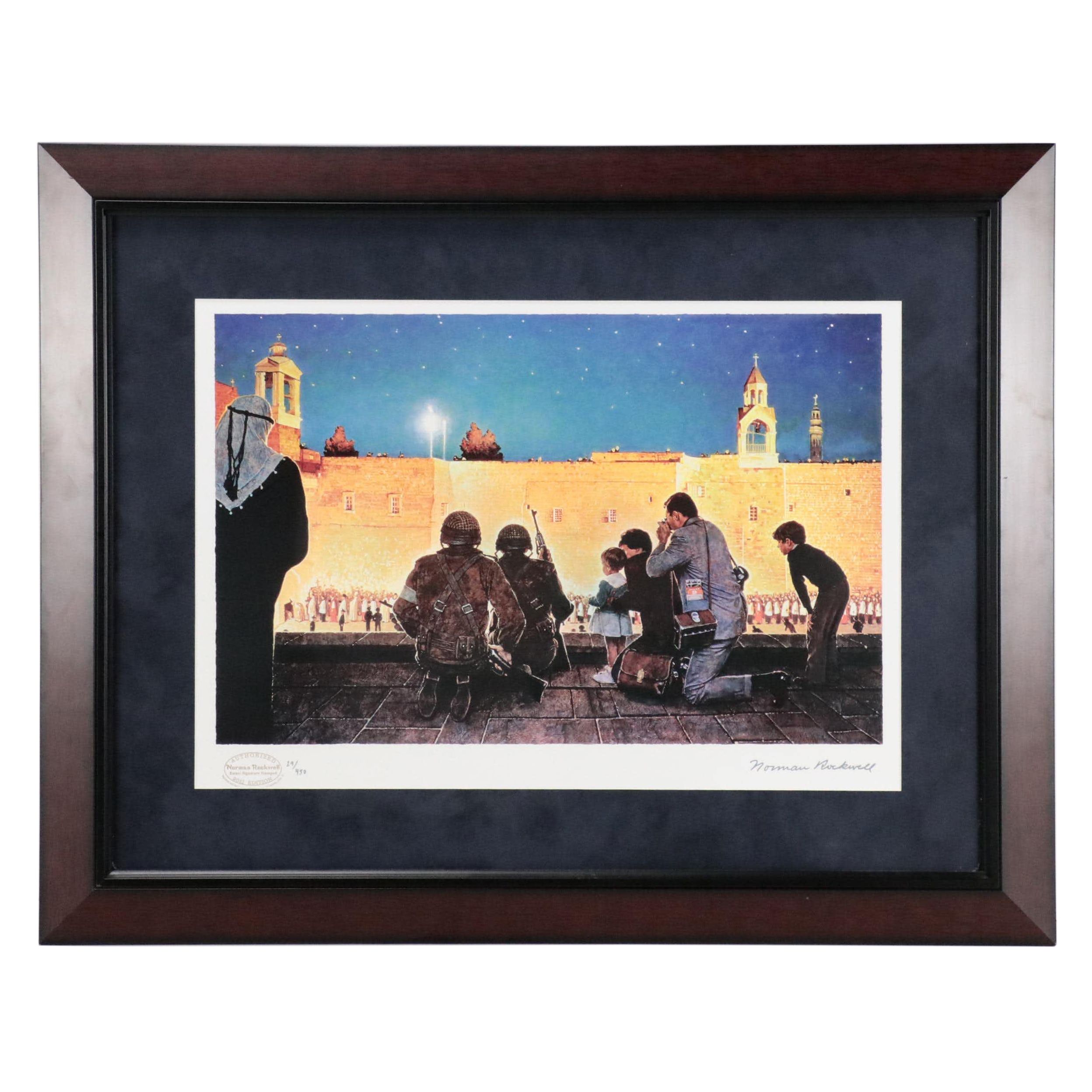 Estate Authorized Print of Norman Rockwell's "Uneasy Christmas," Issued 2012