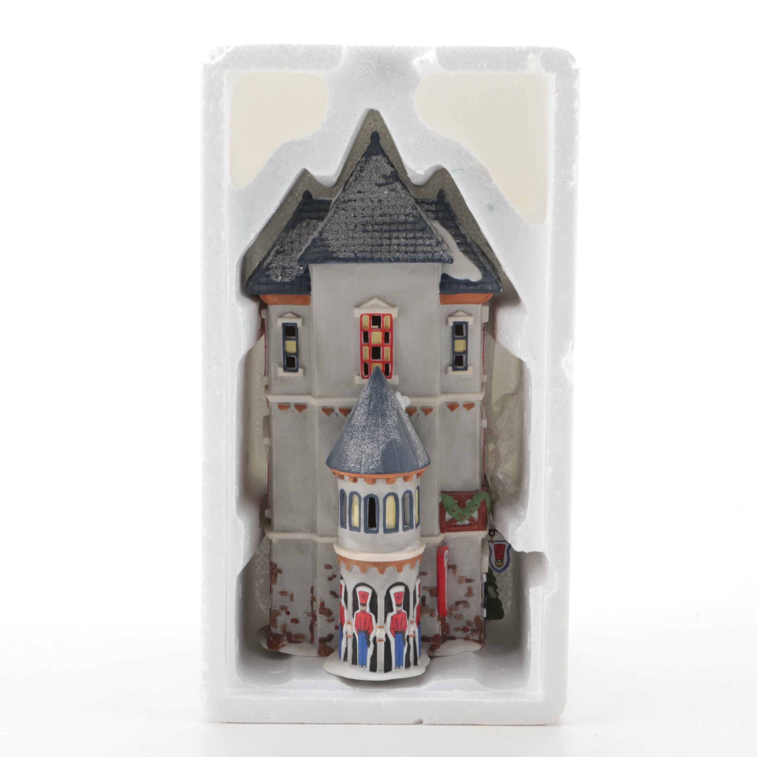 Department 56 Painted Bisque Christmas Village Houses EBTH