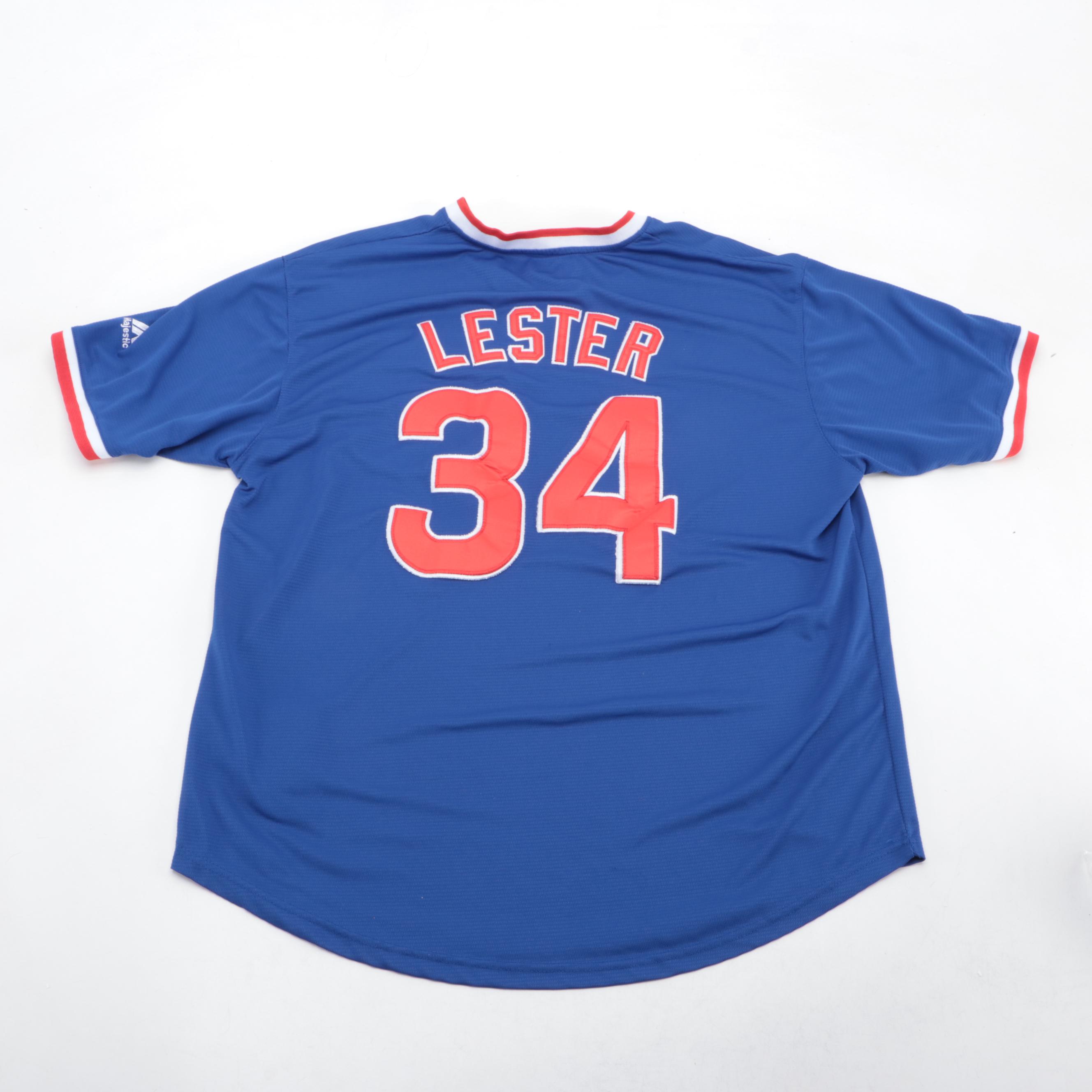 Jon Lester Chicago Cubs Cooperstown Collection Majestic Stitched Baseball Jersey