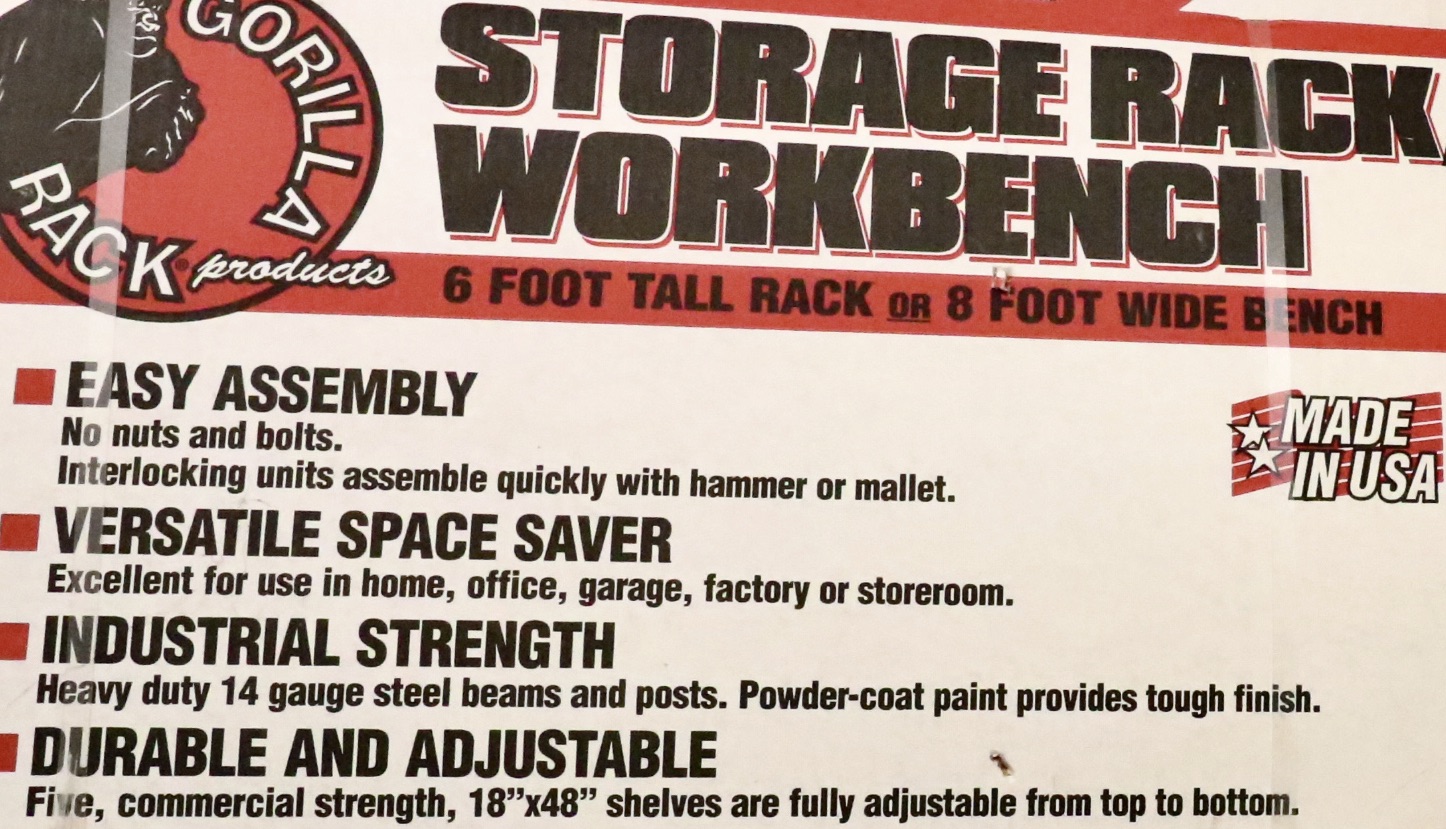 Rapid Rack Industries Gorilla Metal Storage Rack, Set of Four