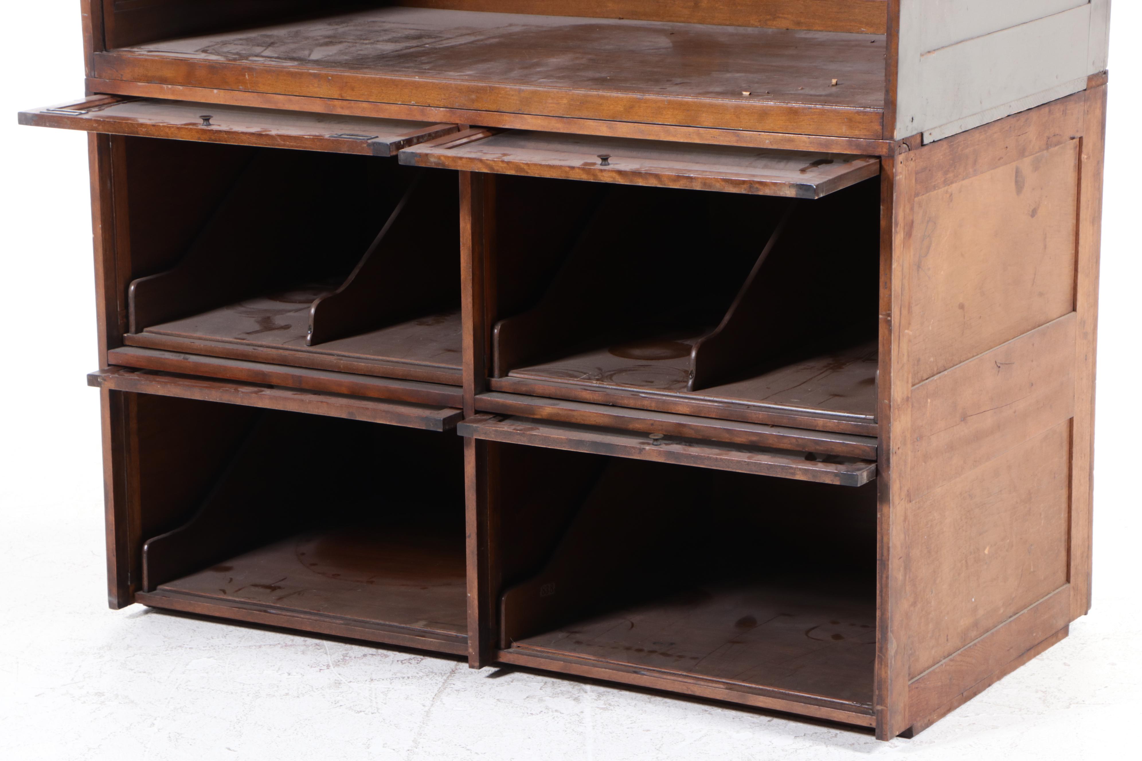Oak Millinery Cabinet, Early to Mid 20th Century