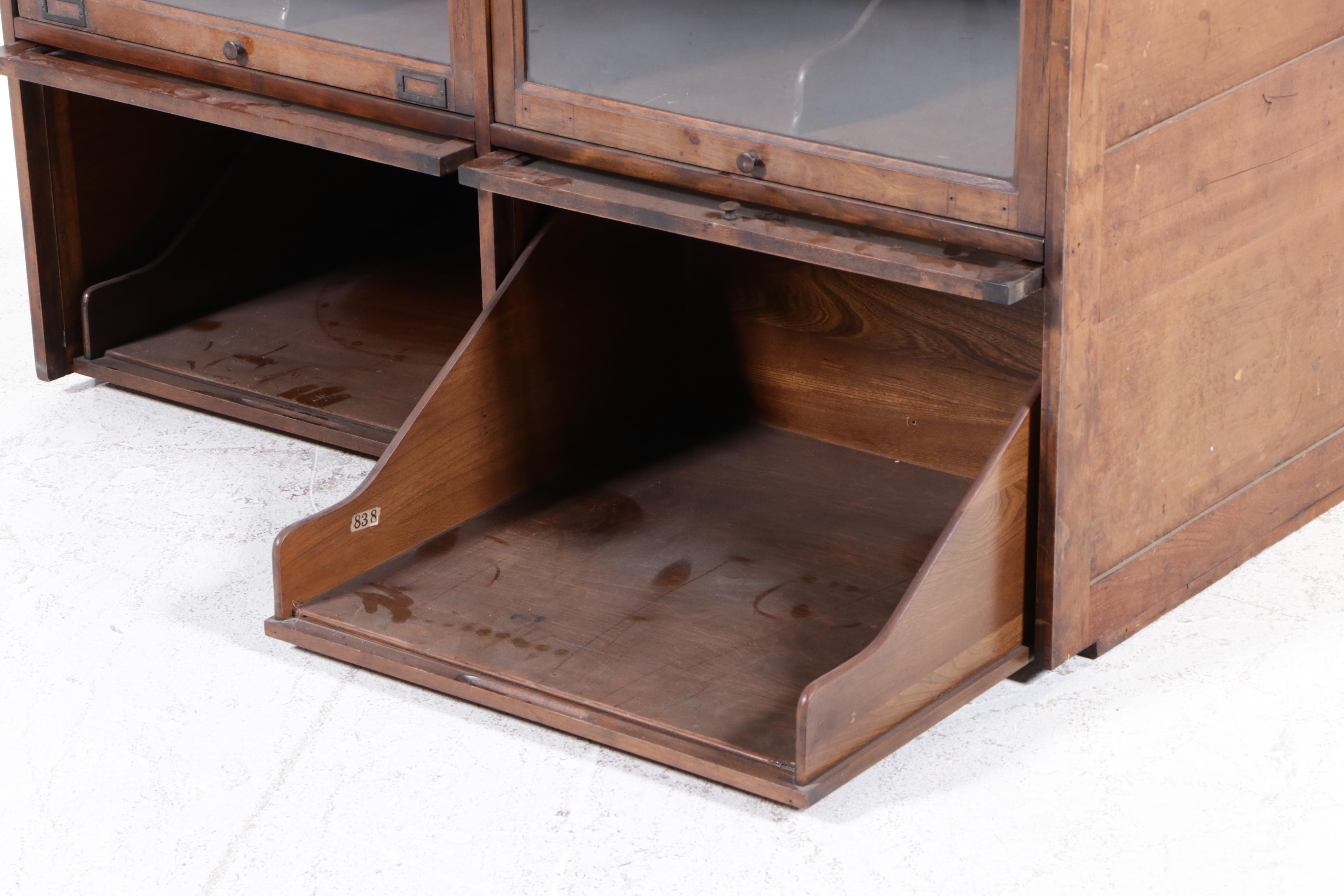 Oak Millinery Cabinet, Early to Mid 20th Century