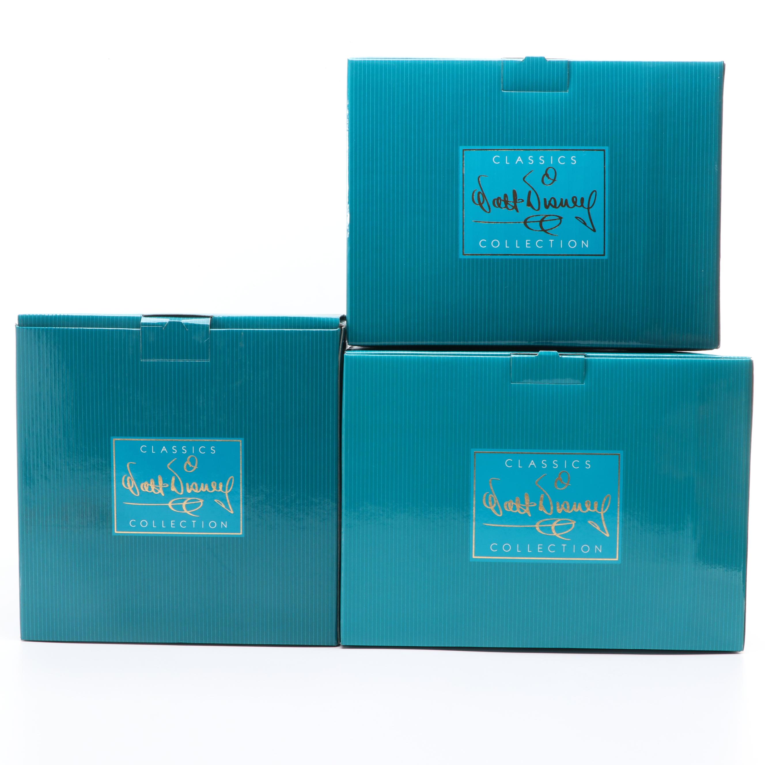 Walt Disney Classics Collection "Fantasia 2000" and "Fantasia" Ceramic Figures